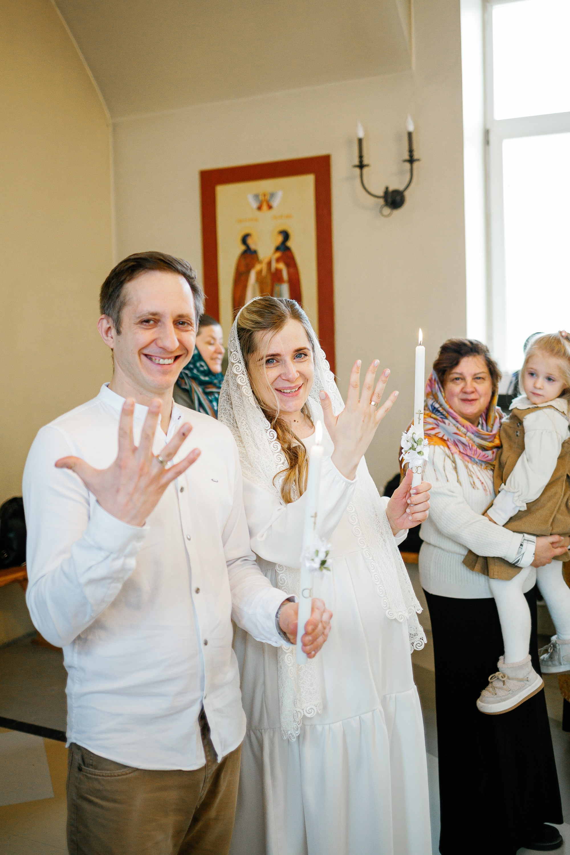 Венчание семейной пары