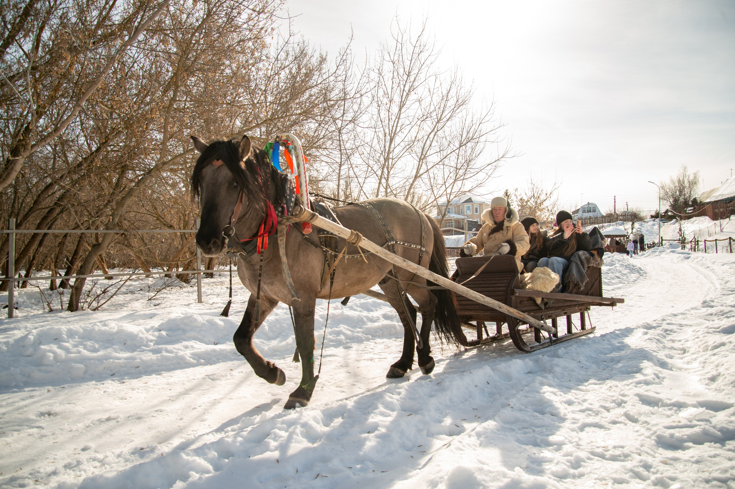 Масленичные гулянья в Боковке. Конный фотограф в Саратове Юлия Иванова