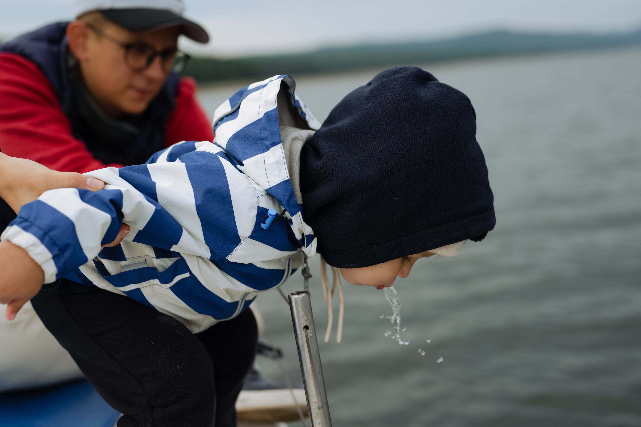 Никита и родители, Красноярское море. Фотограф Красноярск Екатерина Карпеза
