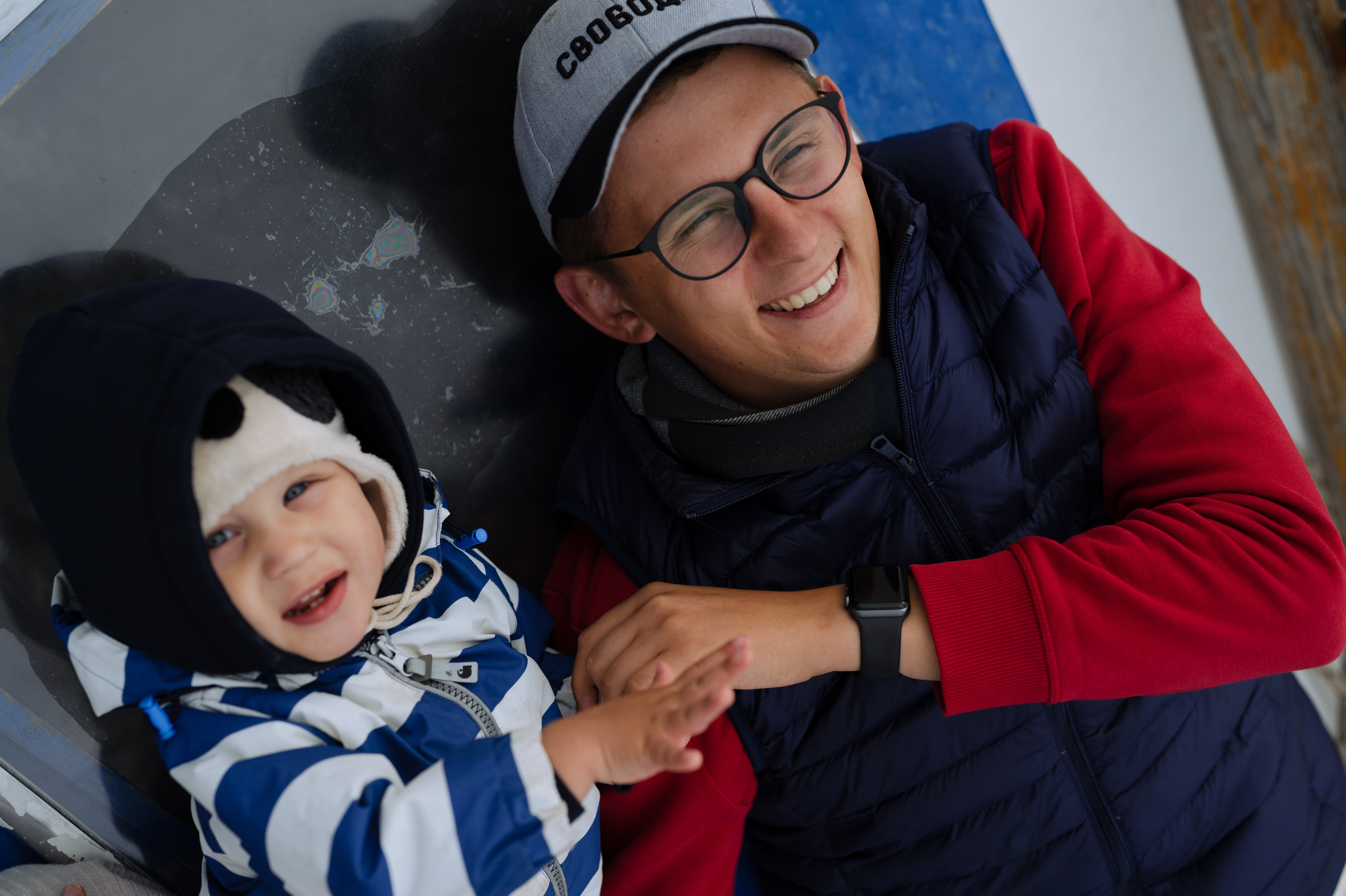 Никита и родители, Красноярское море. Фотограф Красноярск Екатерина Карпеза