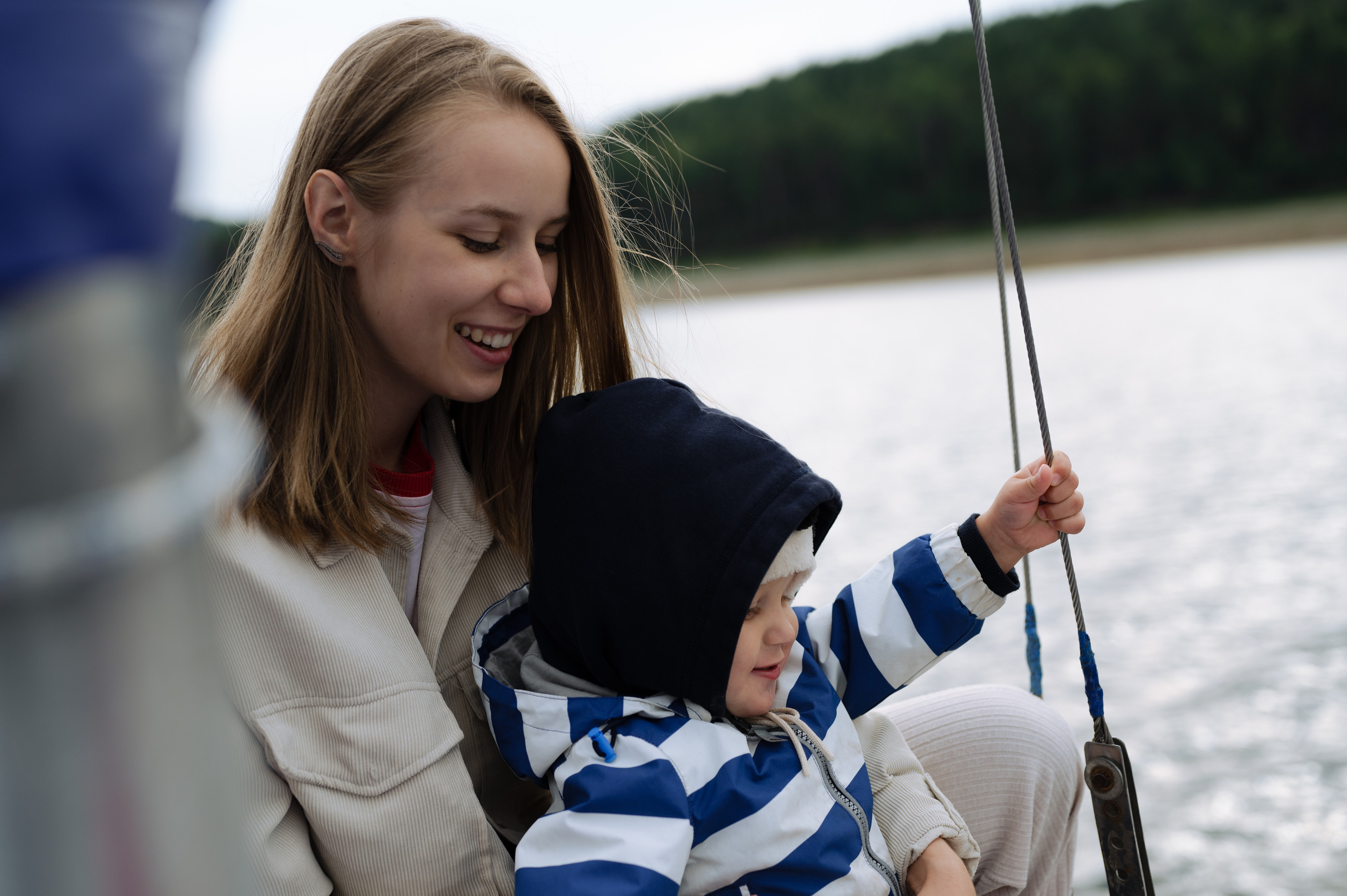 Никита и родители, Красноярское море. Фотограф Красноярск Екатерина Карпеза