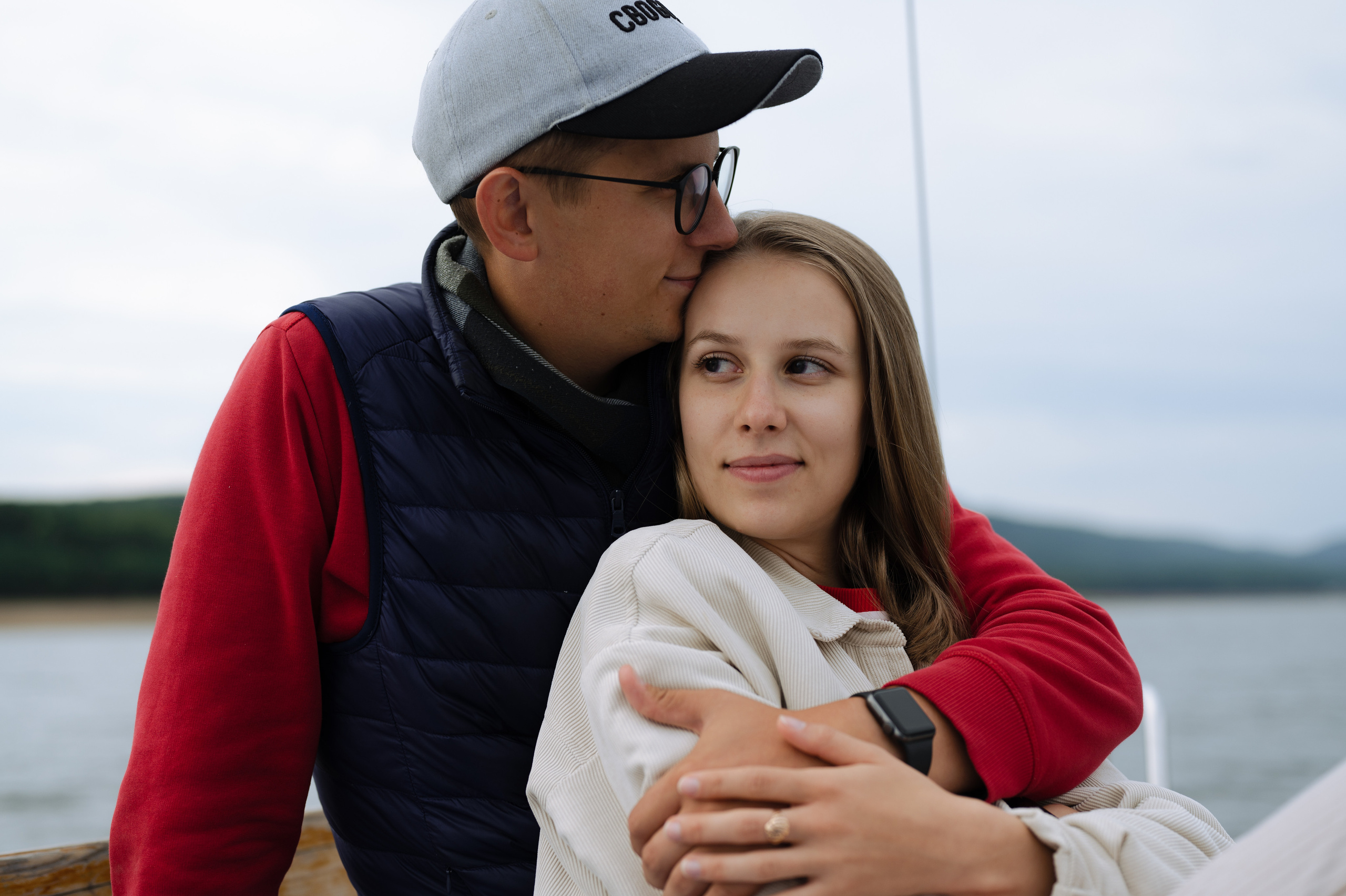 Никита и родители, Красноярское море. Фотограф Красноярск Екатерина Карпеза