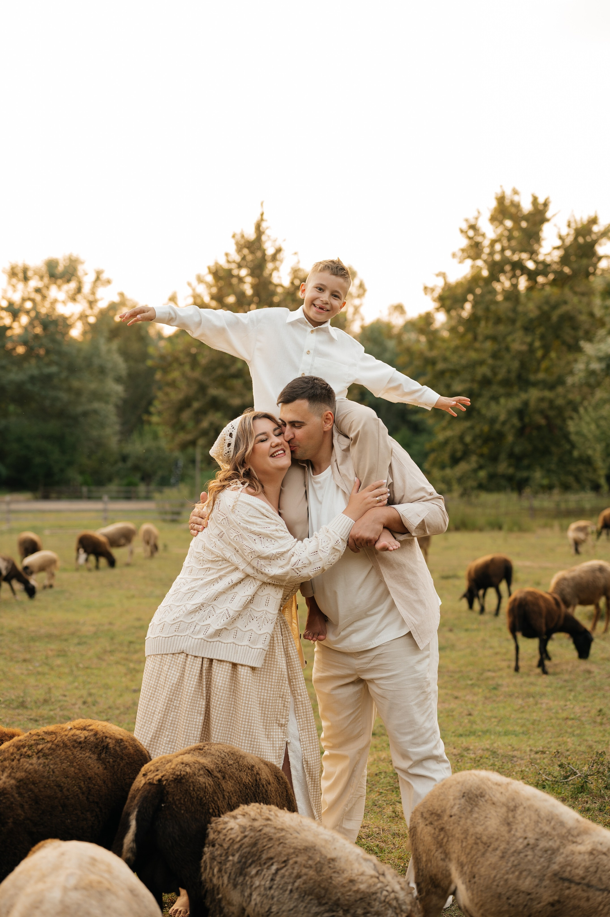 Семейная фотосессия на ферме. Свадебный и семейный фотограф в Краснодаре Алина Мельник