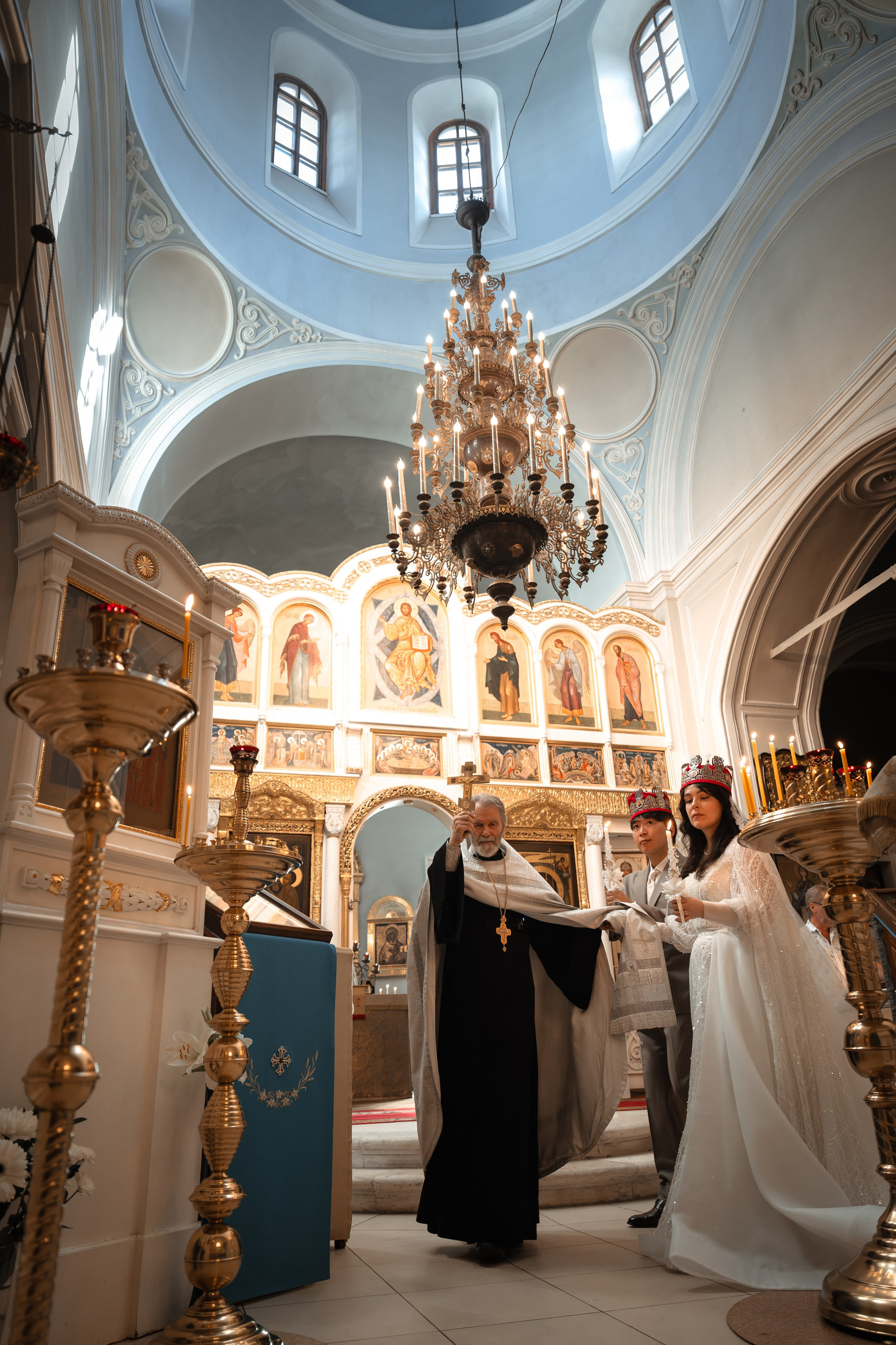 Венчание Марии и Ивана. Фото- и видеосъёмка крещения и венчания. Фотограф на крещение Москва