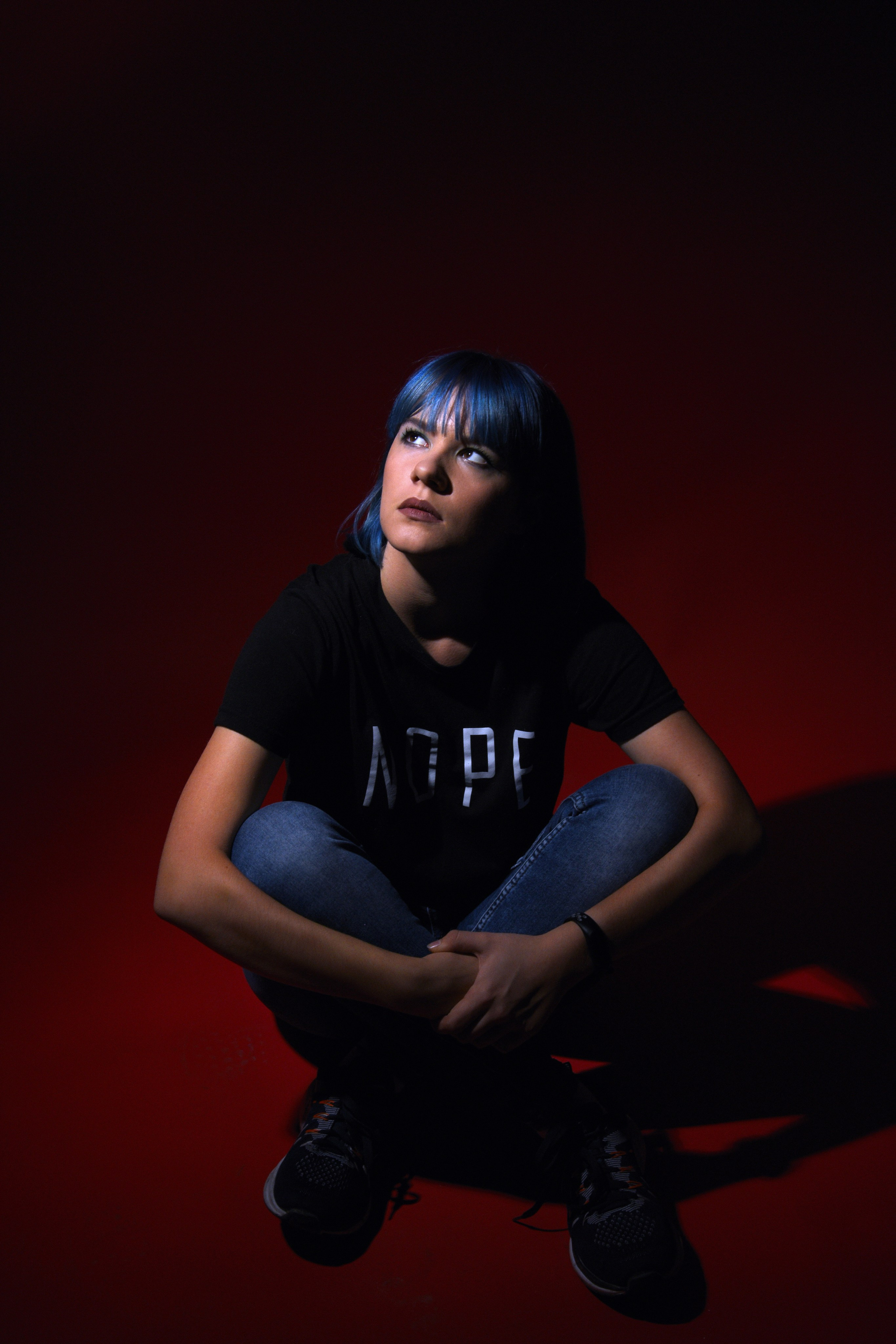 Blue hair. Фотограф Сергей Феденко