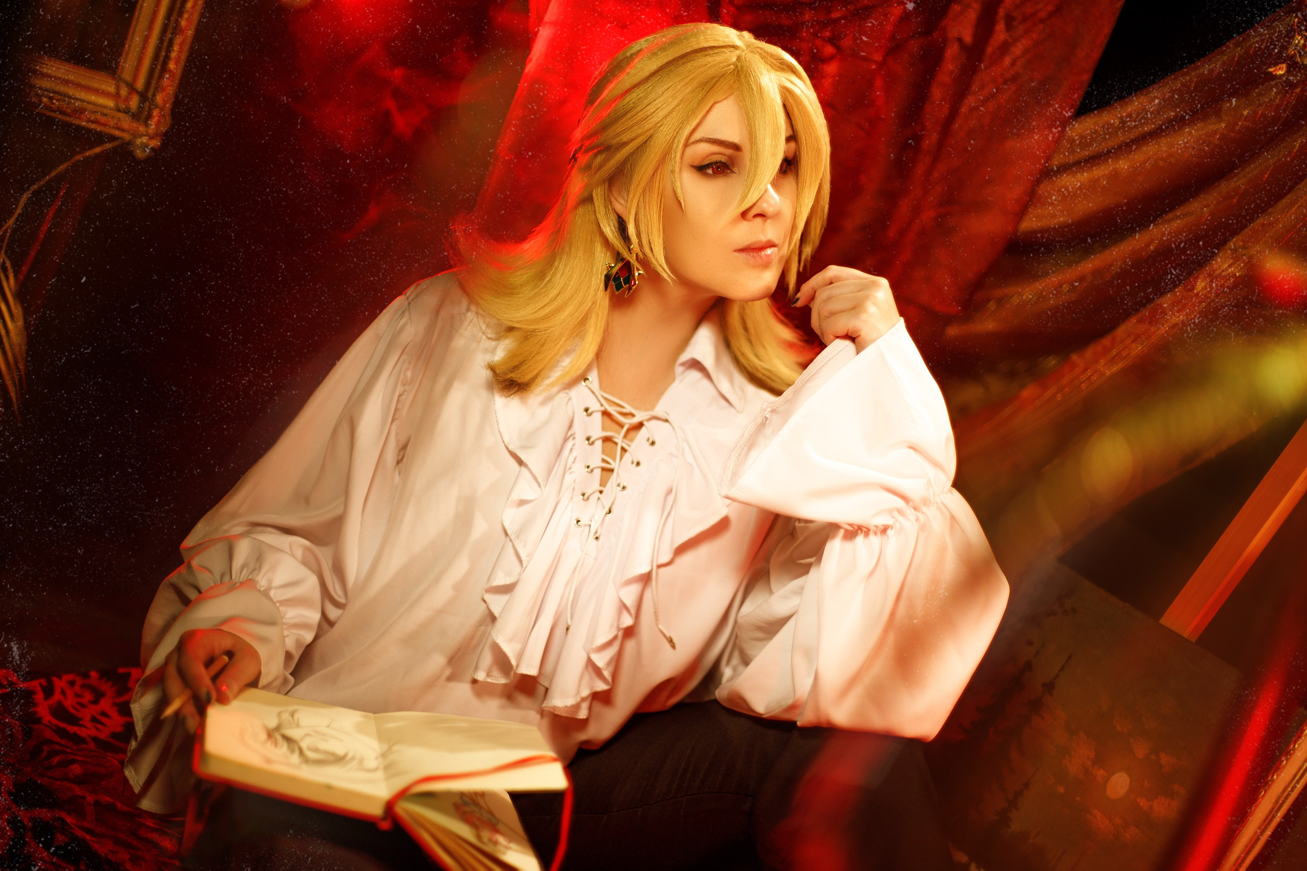 GENSHIN IMPACT: Kaveh [Paint au]. Polaroud love