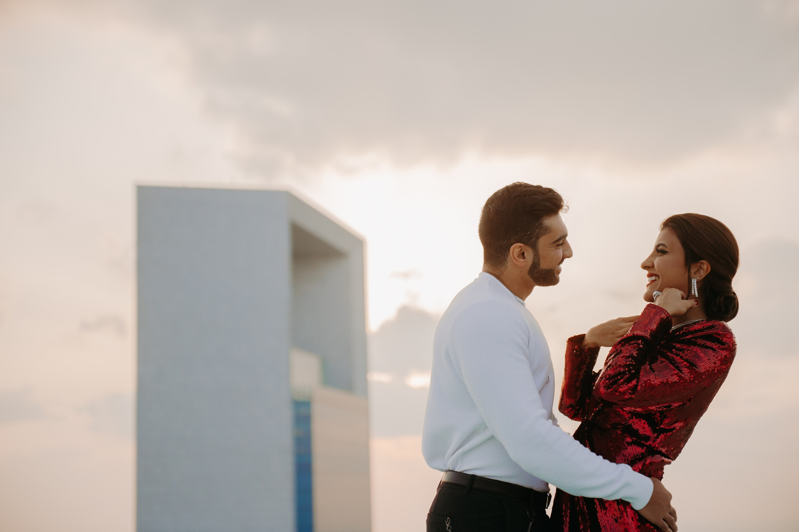 Love Story на высоте (Абу Даби). Фотограф в Москве и Санкт-Петербурге Дарина