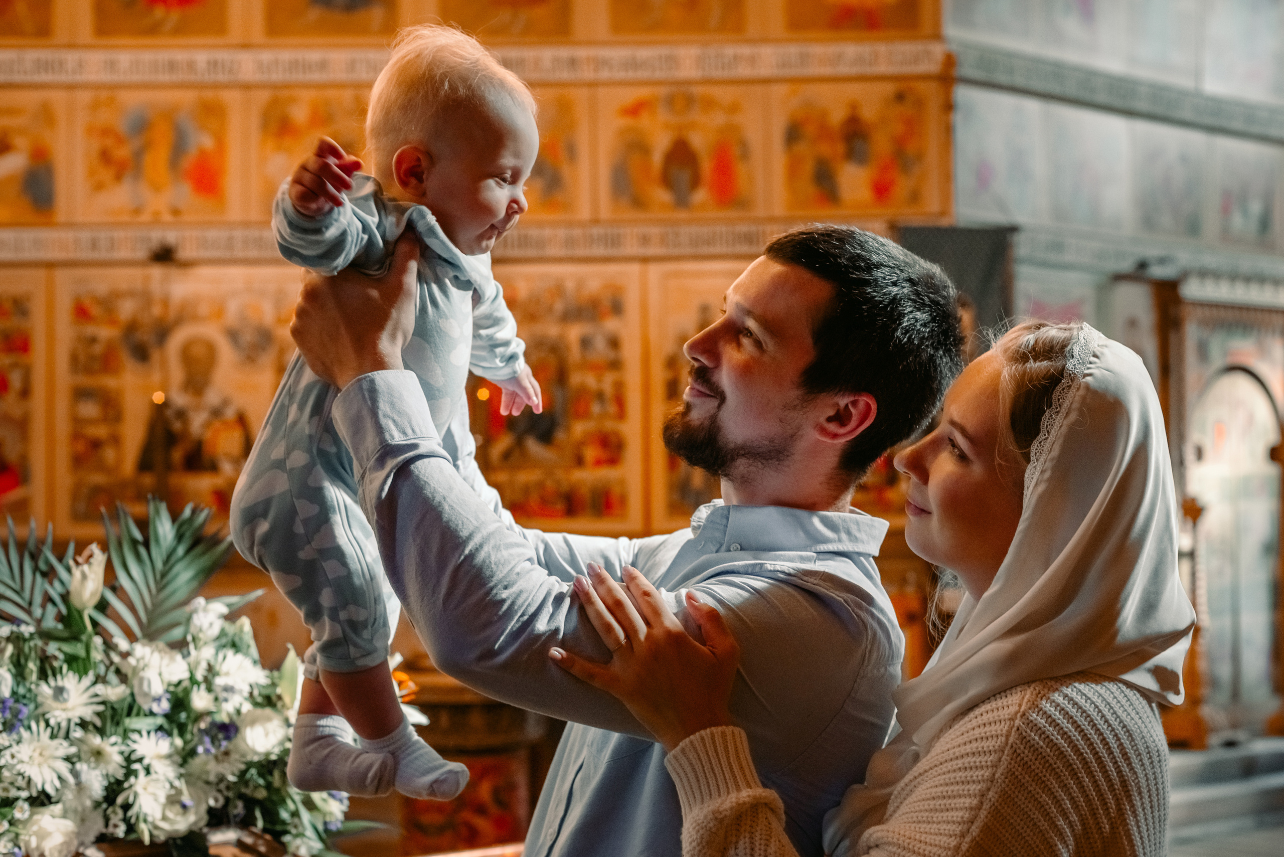 Фотосессия Крещения в Санкт-Петербурге. Фотограф Юлия Кондратьева