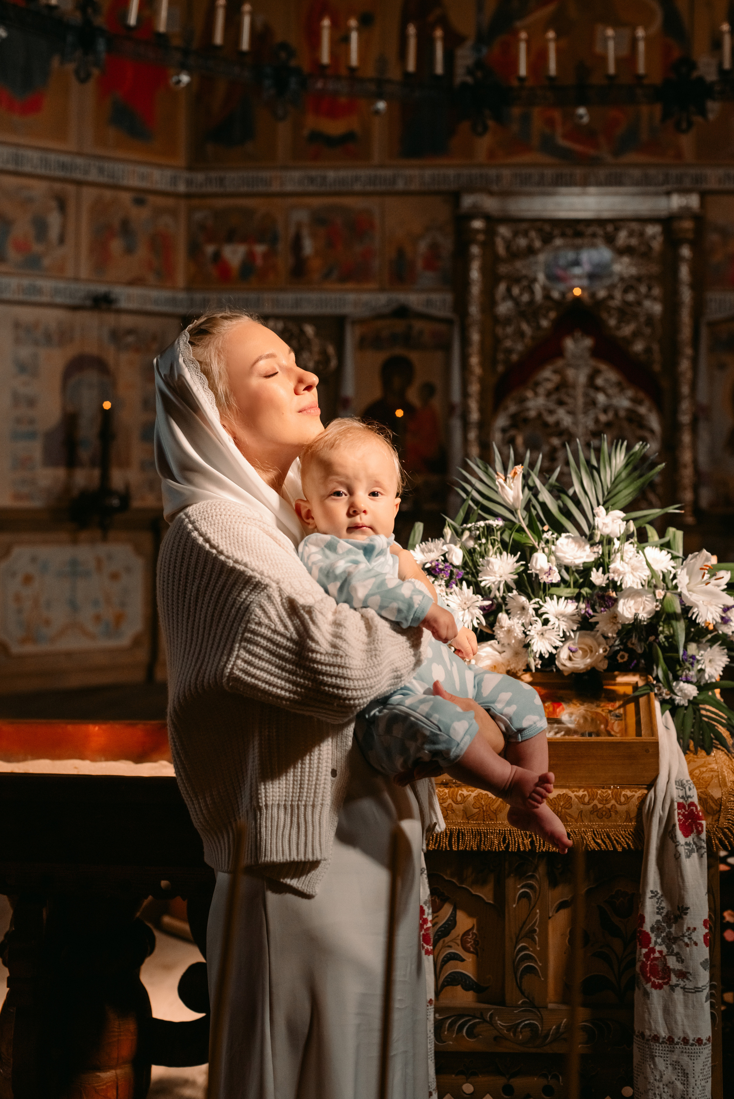 Фотосессия Крещения в Санкт-Петербурге. Фотограф Юлия Кондратьева