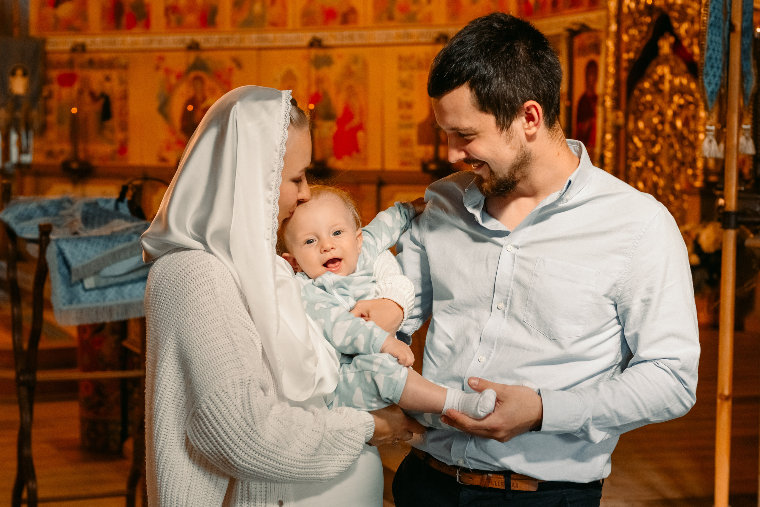 Фотосессия Крещения в Санкт-Петербурге. Фотограф Юлия Кондратьева