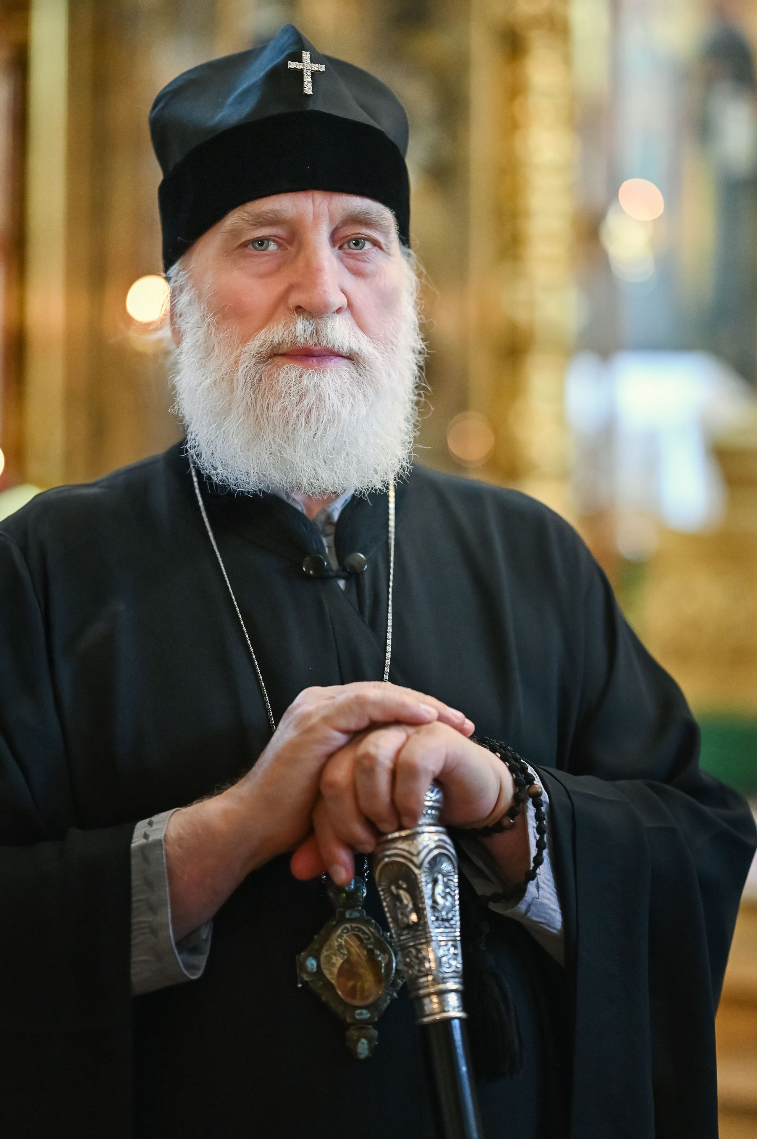 Митрополит Крутицкий Коломенский Павел в Георгиевском храме с. Ванилово. Семейный фотограф в г. Воскресенск Наталия Молева