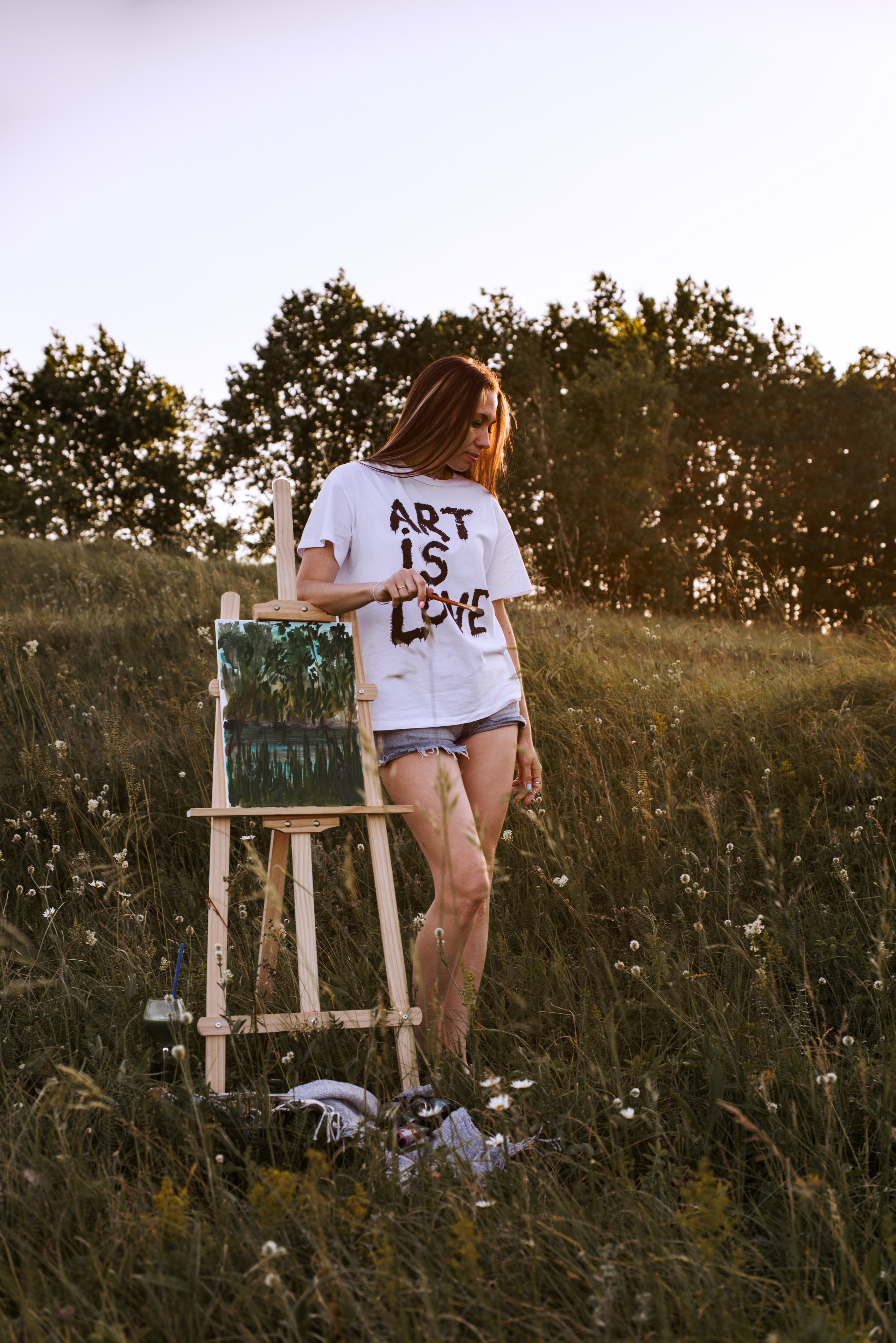 Виктория художник. Фотограф Людмила Белова