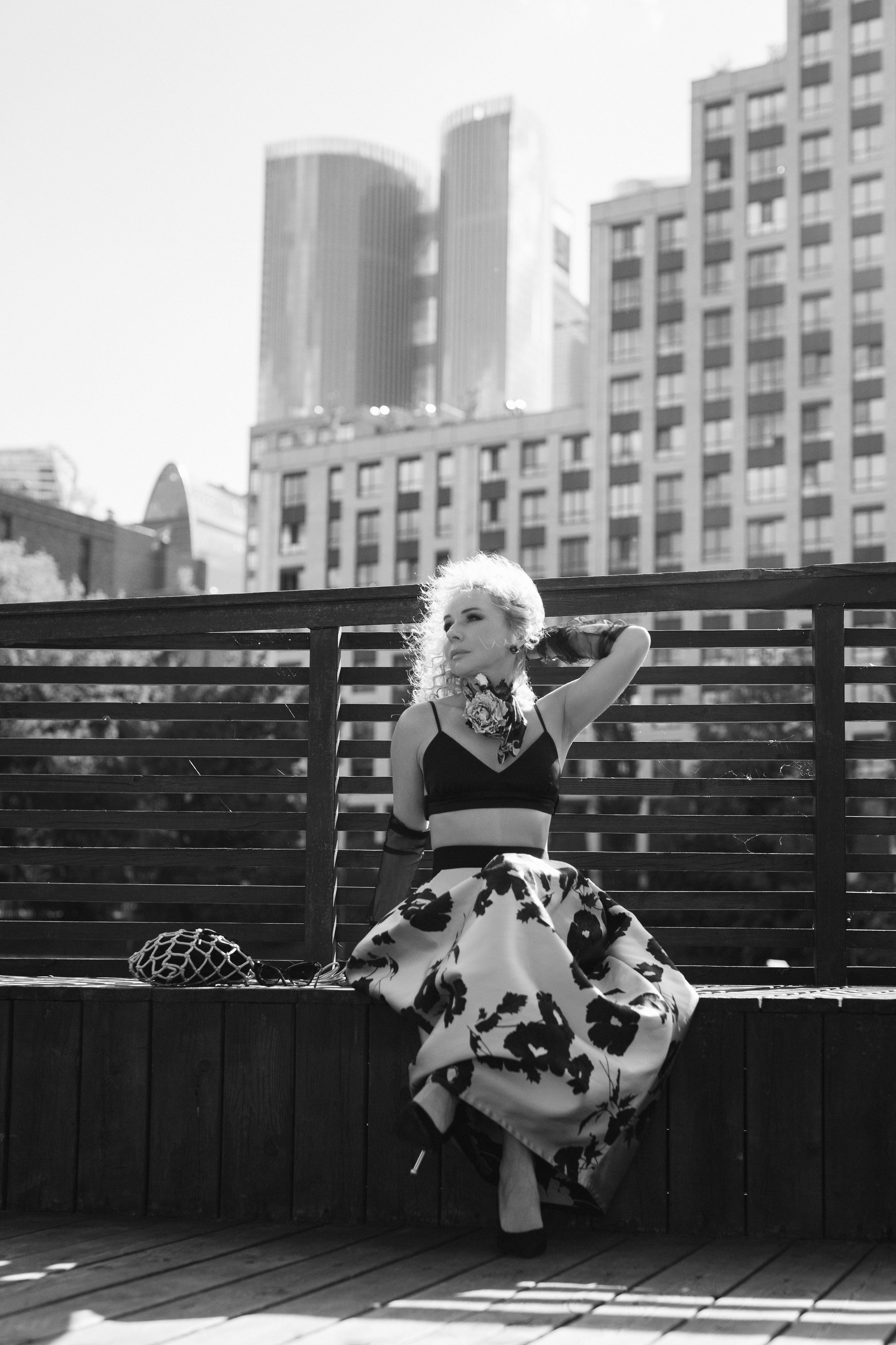 Аня в Moscow City. Семейный фотограф в Москве Марина Петра