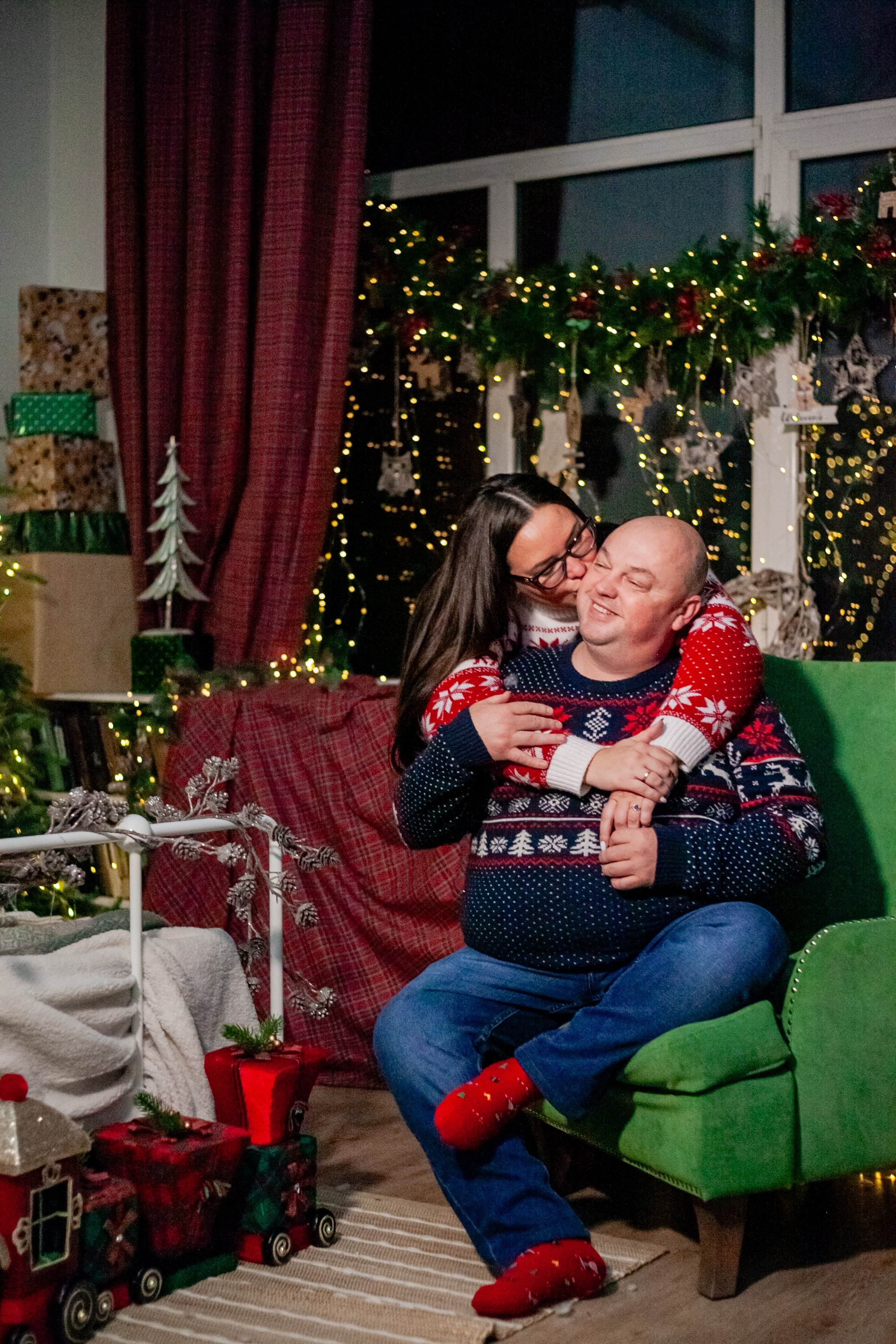 Ульяна и ее семья новый год 2024. Свадебный и семейный фотограф в Армавире