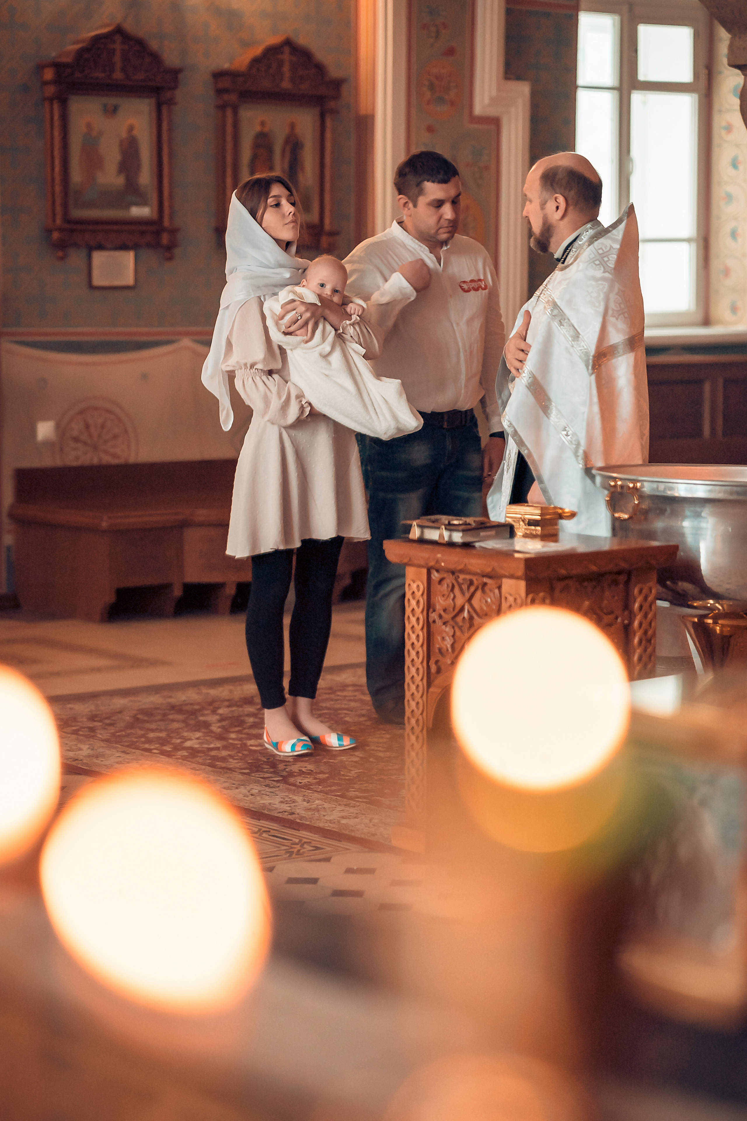 Крещение Марии. Фотограф на Крещение и Венчание в Красноярске Рамазанова Юлия
