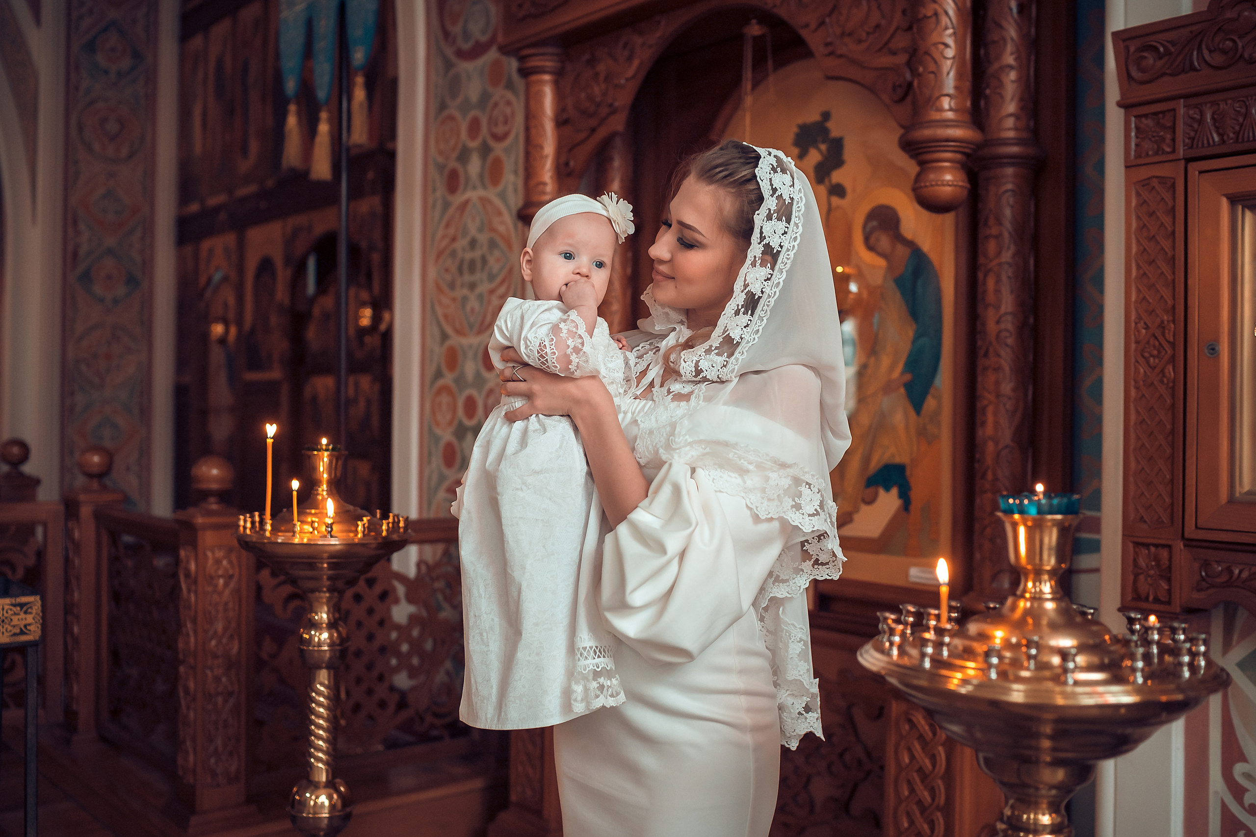 Крещение Марии. Фотограф на Крещение и Венчание в Красноярске Рамазанова Юлия