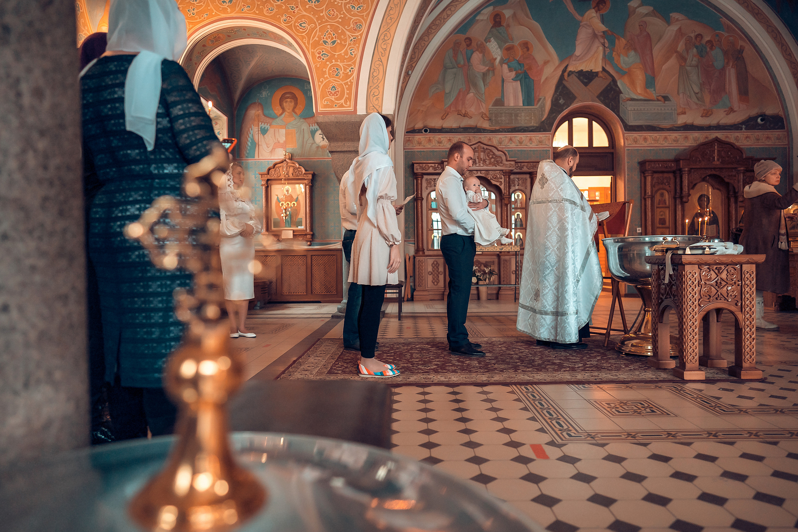 Крещение Марии. Фотограф на Крещение и Венчание в Красноярске Рамазанова Юлия
