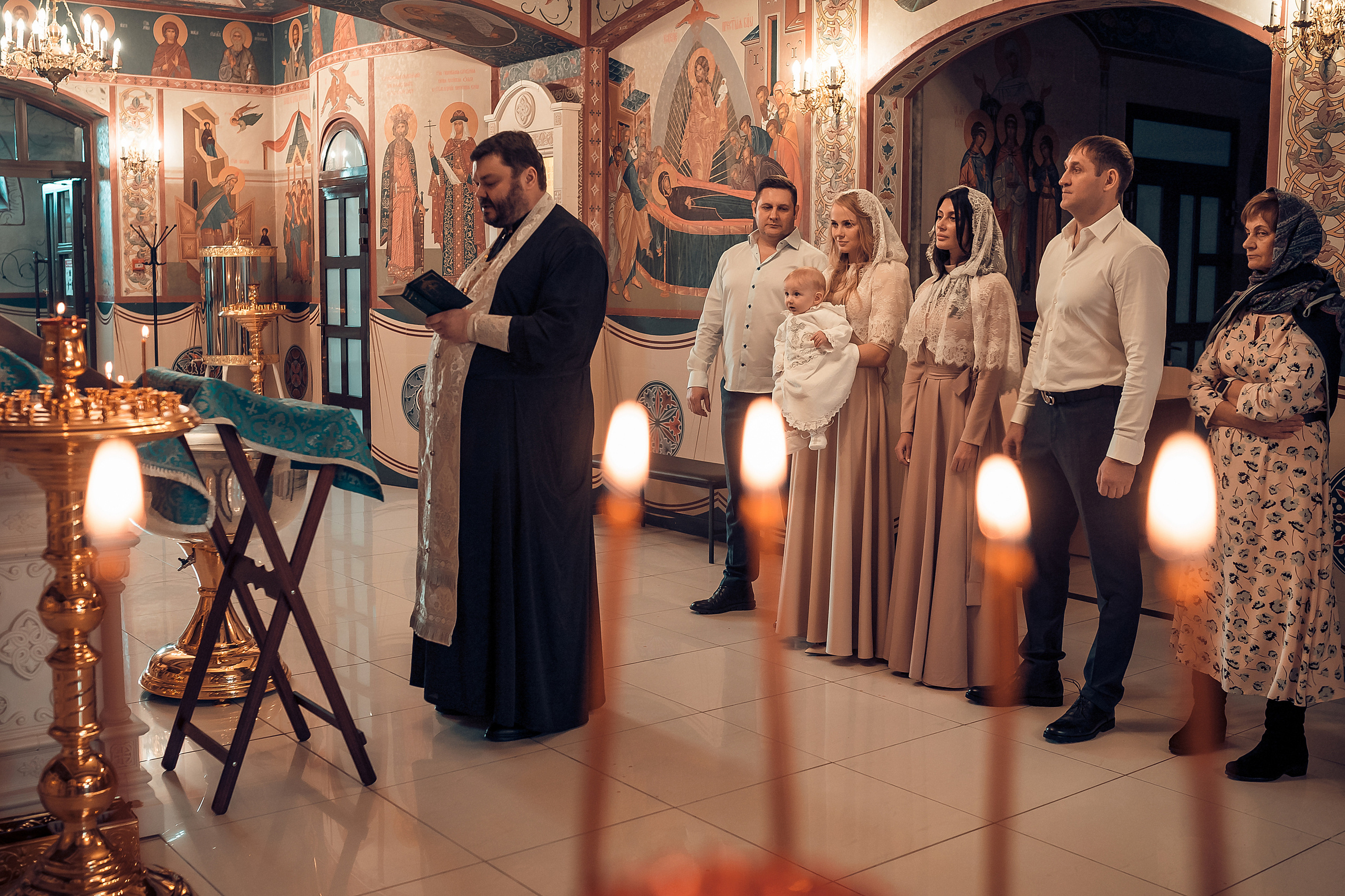 Таинство Крещения Данила. Фотограф на Крещение и Венчание в Красноярске Рамазанова Юлия