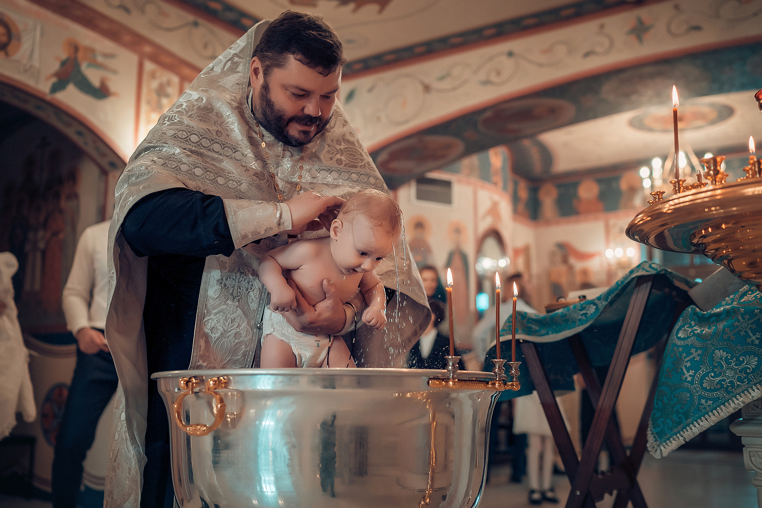 Таинство Крещения Данила. Фотограф на Крещение и Венчание в Красноярске Рамазанова Юлия