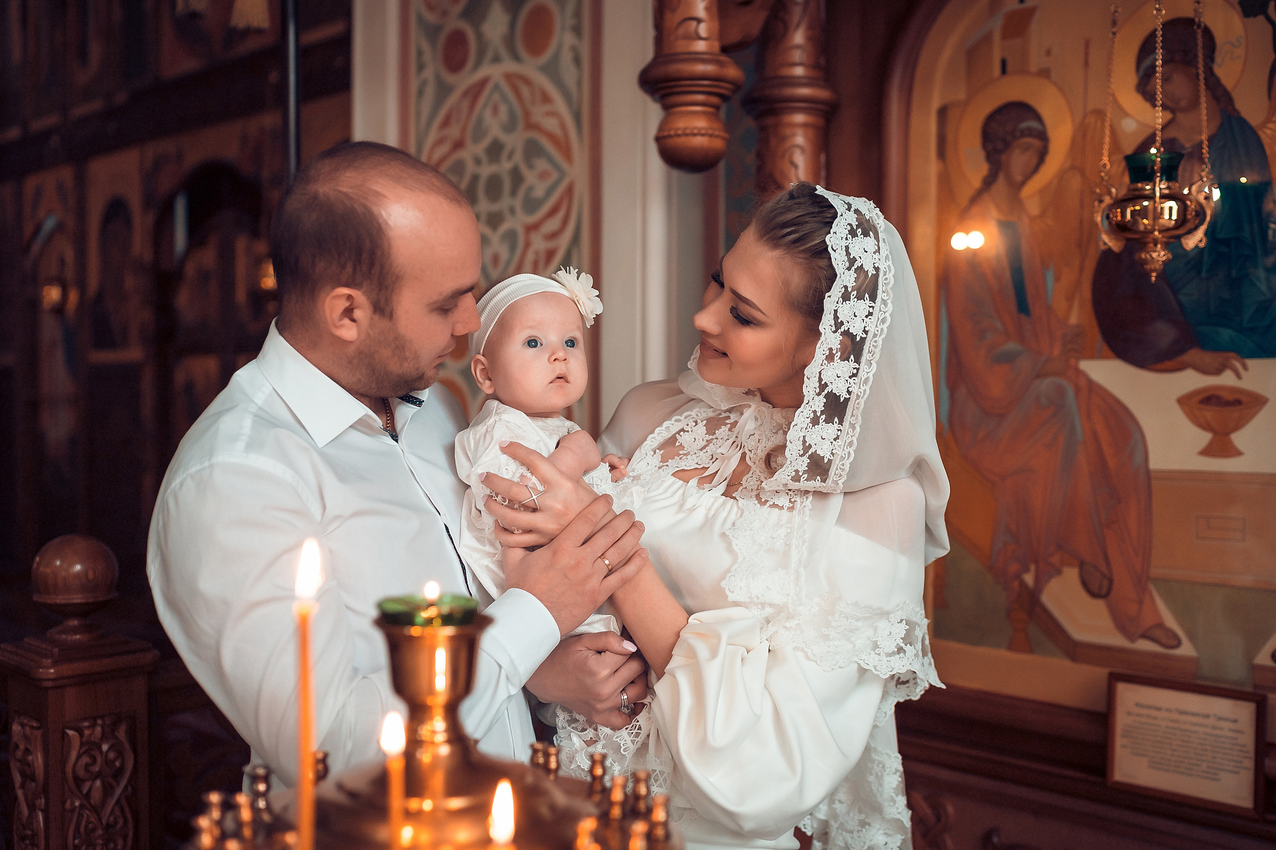 Крещение Марии. Фотограф на Крещение и Венчание в Красноярске Рамазанова Юлия