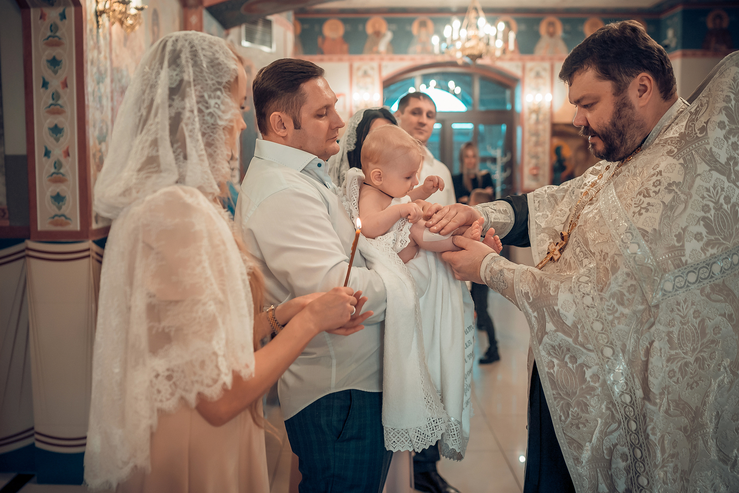 Таинство Крещения Данила. Фотограф на Крещение и Венчание в Красноярске Рамазанова Юлия