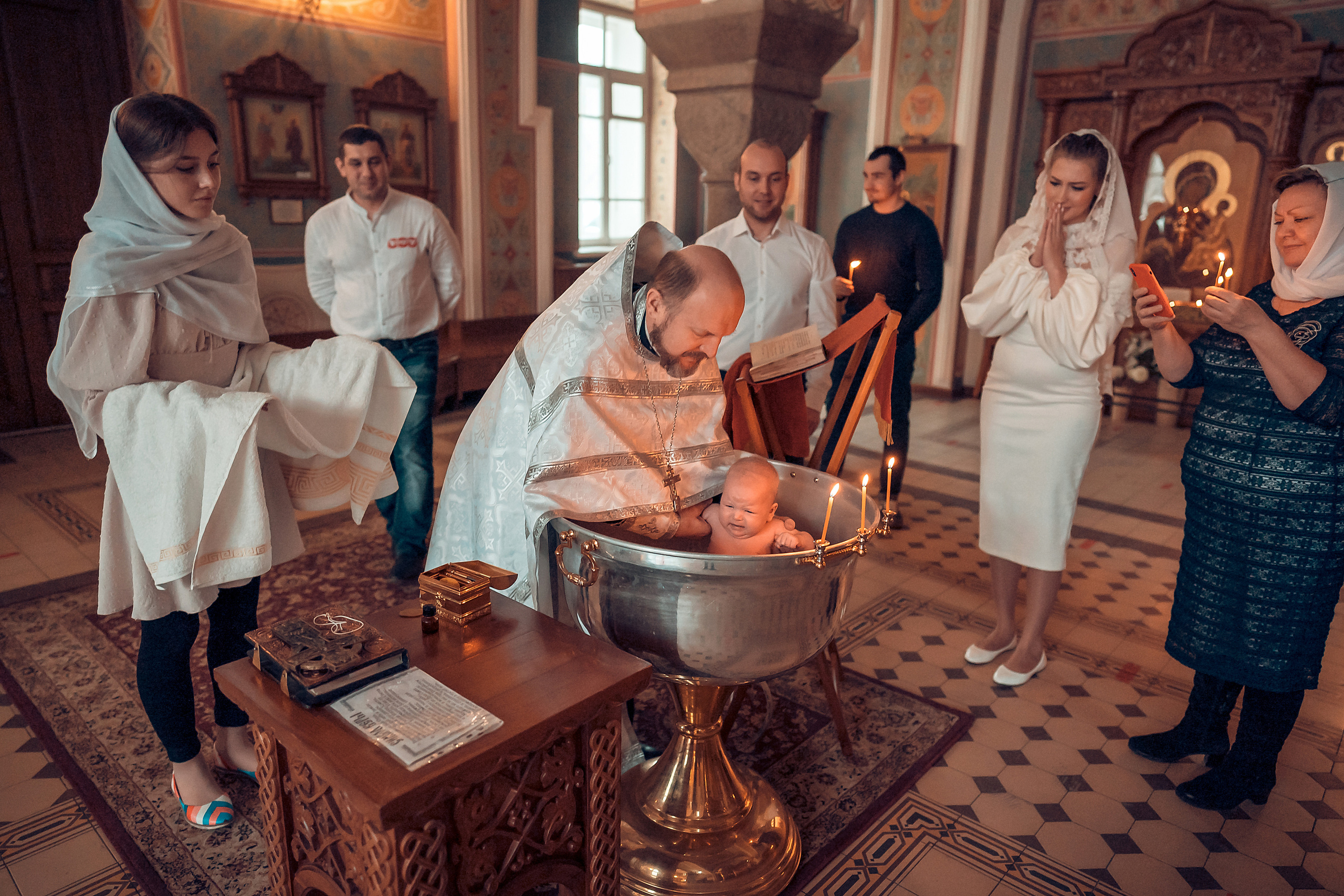 Крещение Марии. Фотограф на Крещение и Венчание в Красноярске Рамазанова Юлия
