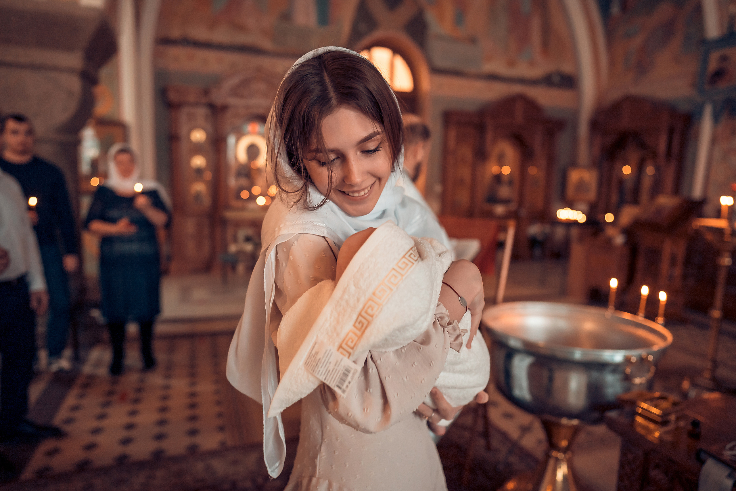 Крещение Марии. Фотограф на Крещение и Венчание в Красноярске Рамазанова Юлия