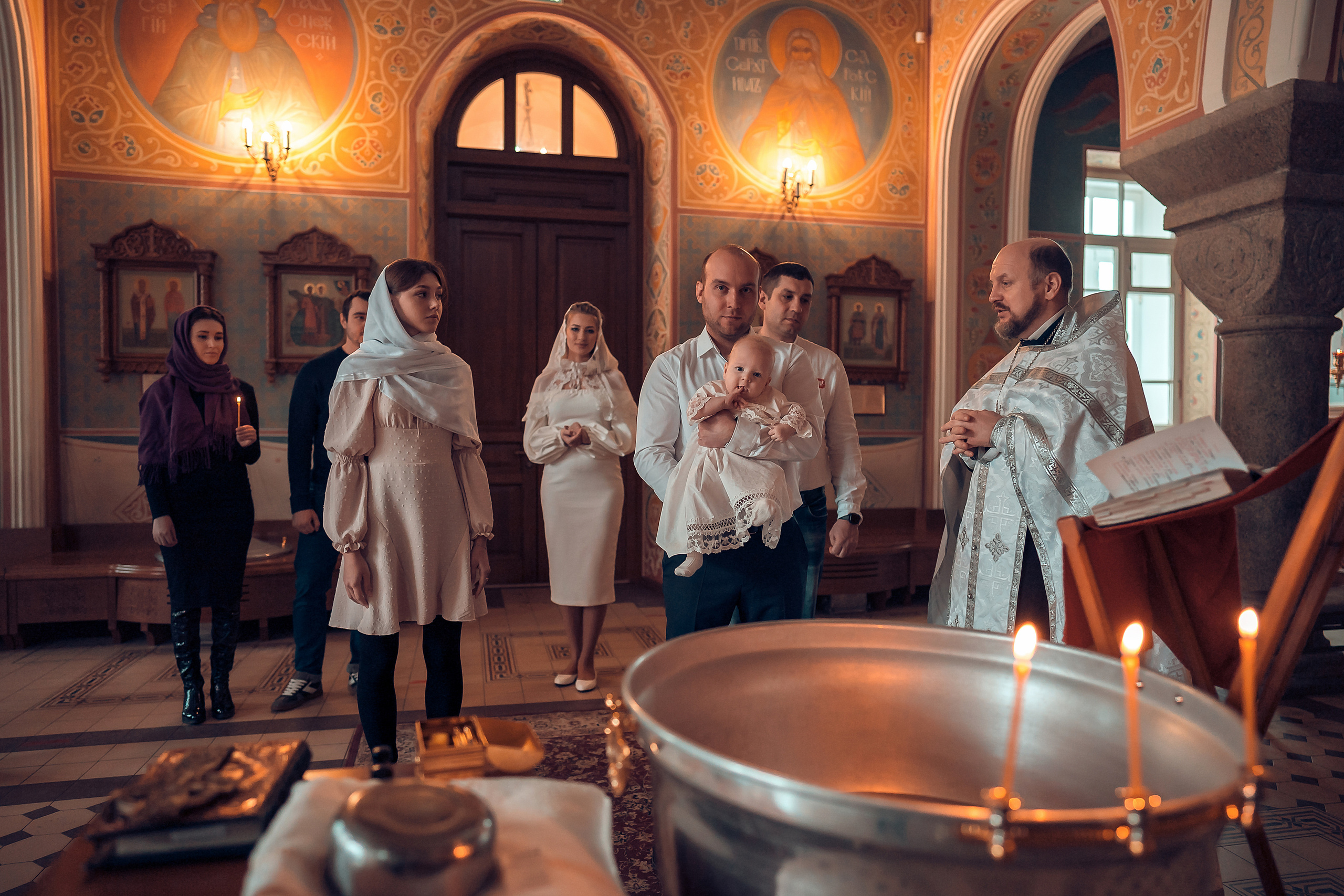 Крещение Марии. Фотограф на Крещение и Венчание в Красноярске Рамазанова Юлия
