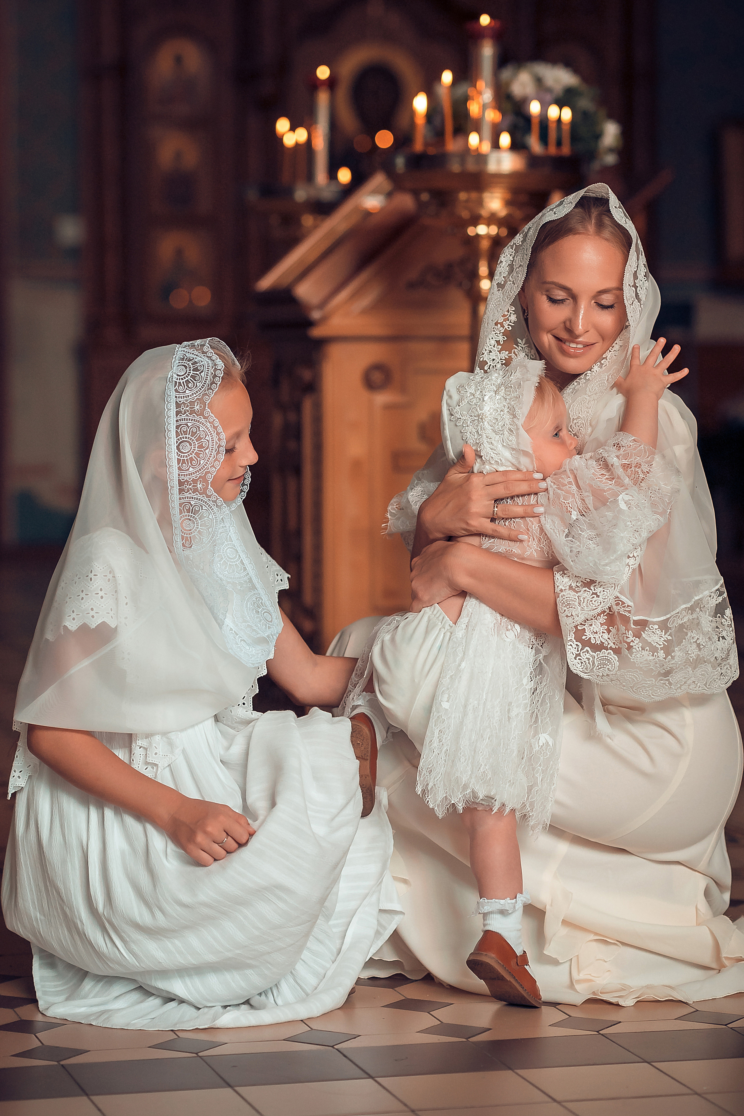 Таинство Крещения Стефании. Фотограф на Крещение и Венчание в Красноярске Рамазанова Юлия