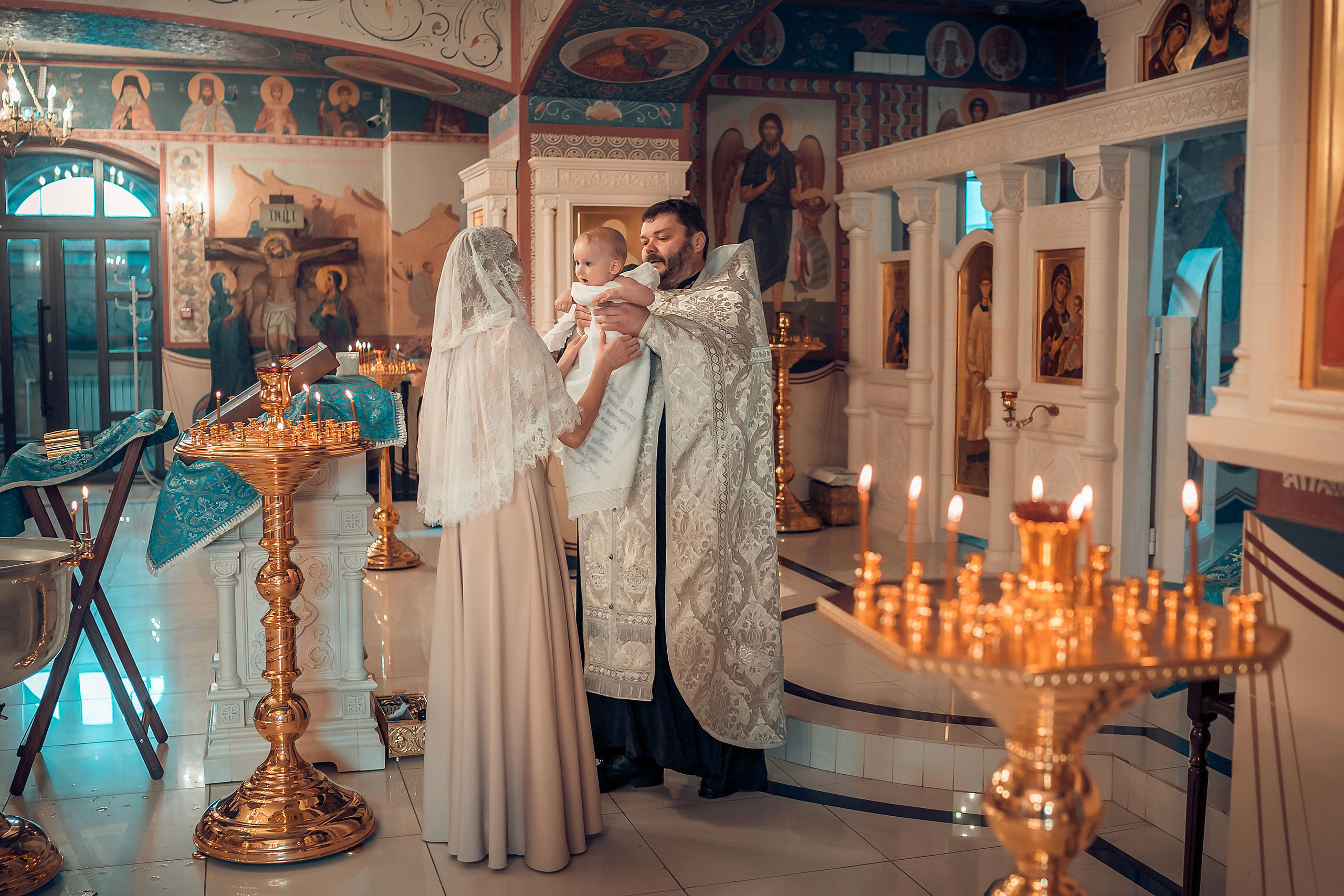 Таинство Крещения Данила. Фотограф на Крещение и Венчание в Красноярске Рамазанова Юлия