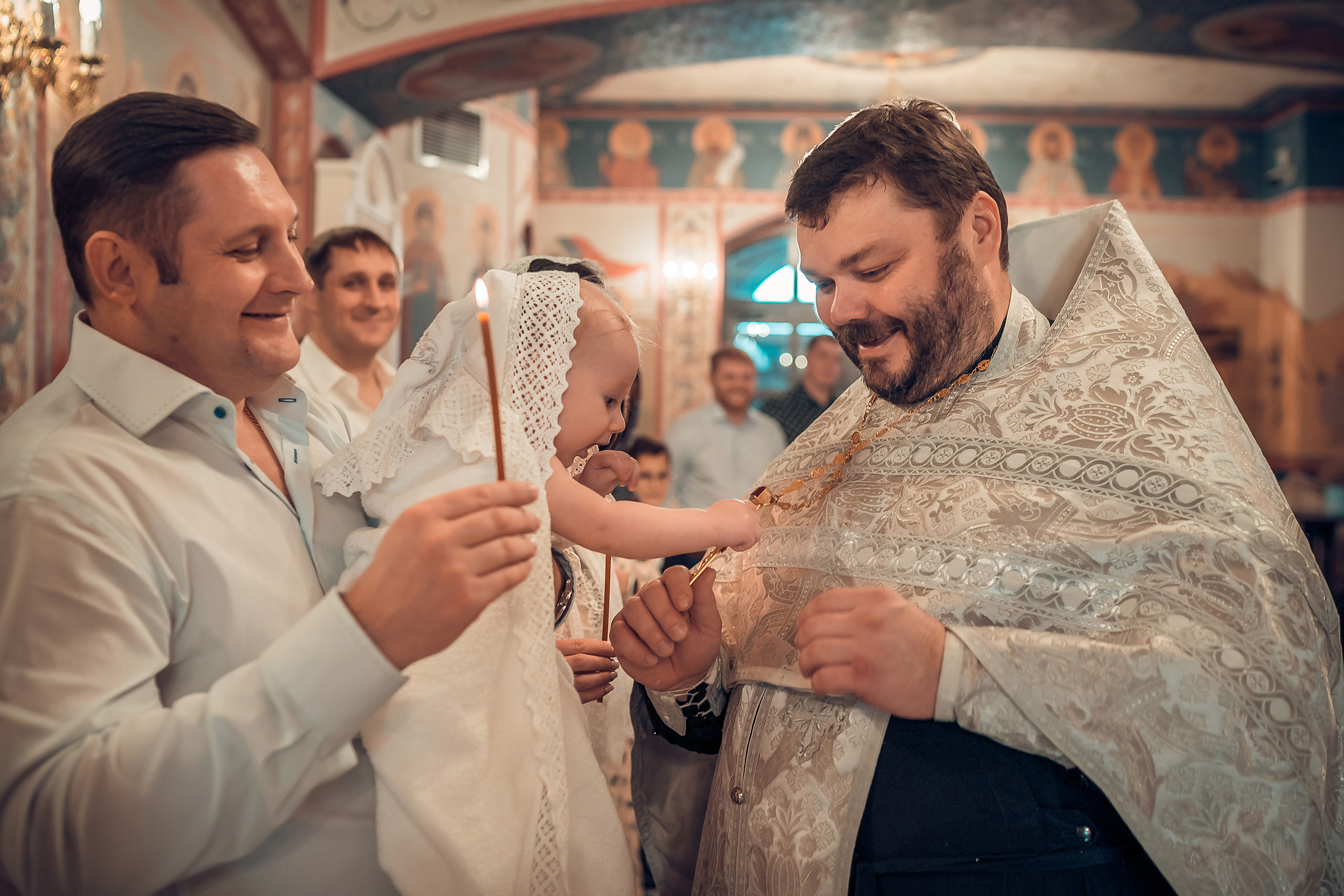 Таинство Крещения Данила. Фотограф на Крещение и Венчание в Красноярске Рамазанова Юлия