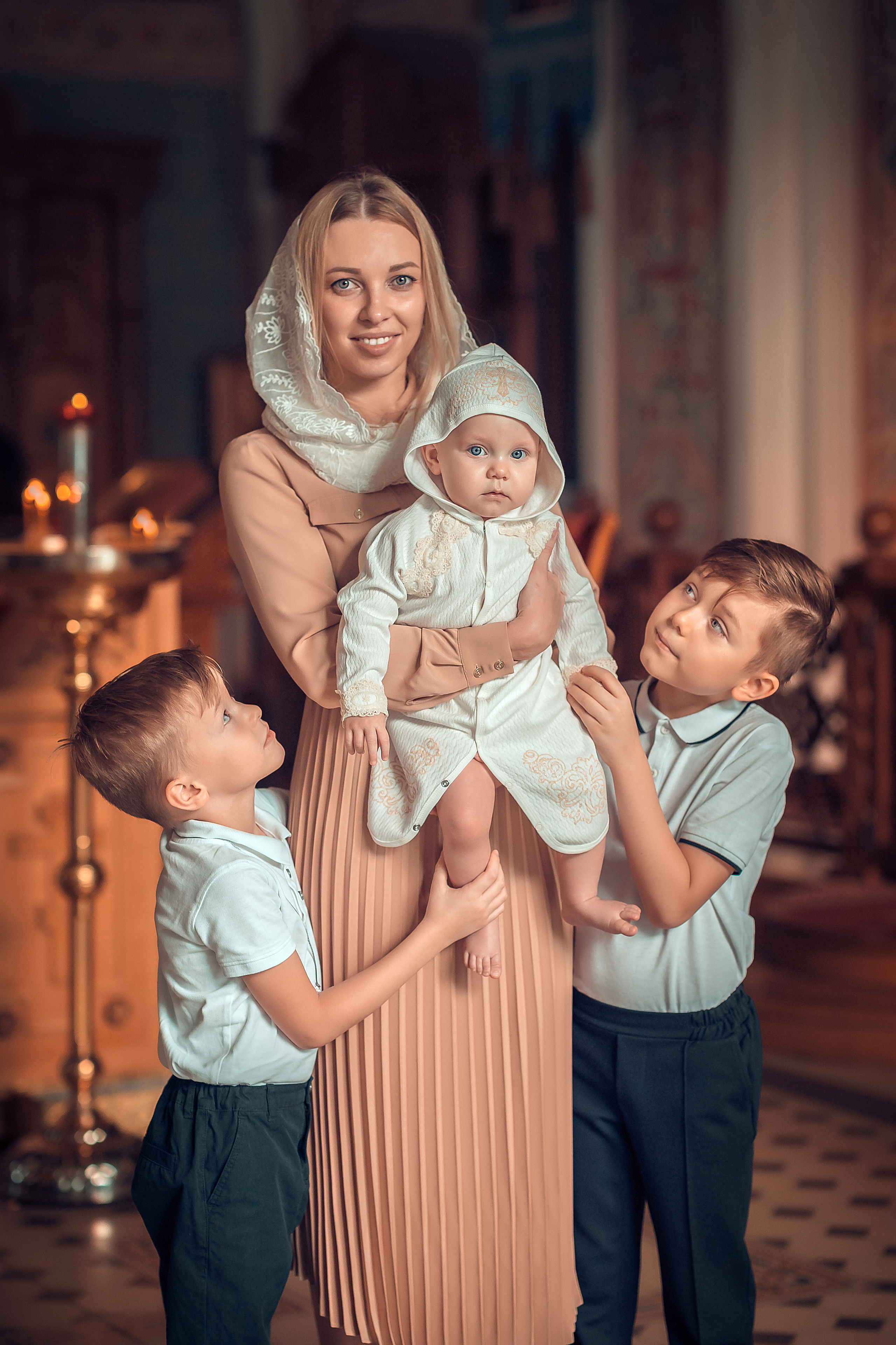 Таинство Крещения Софии и Александра