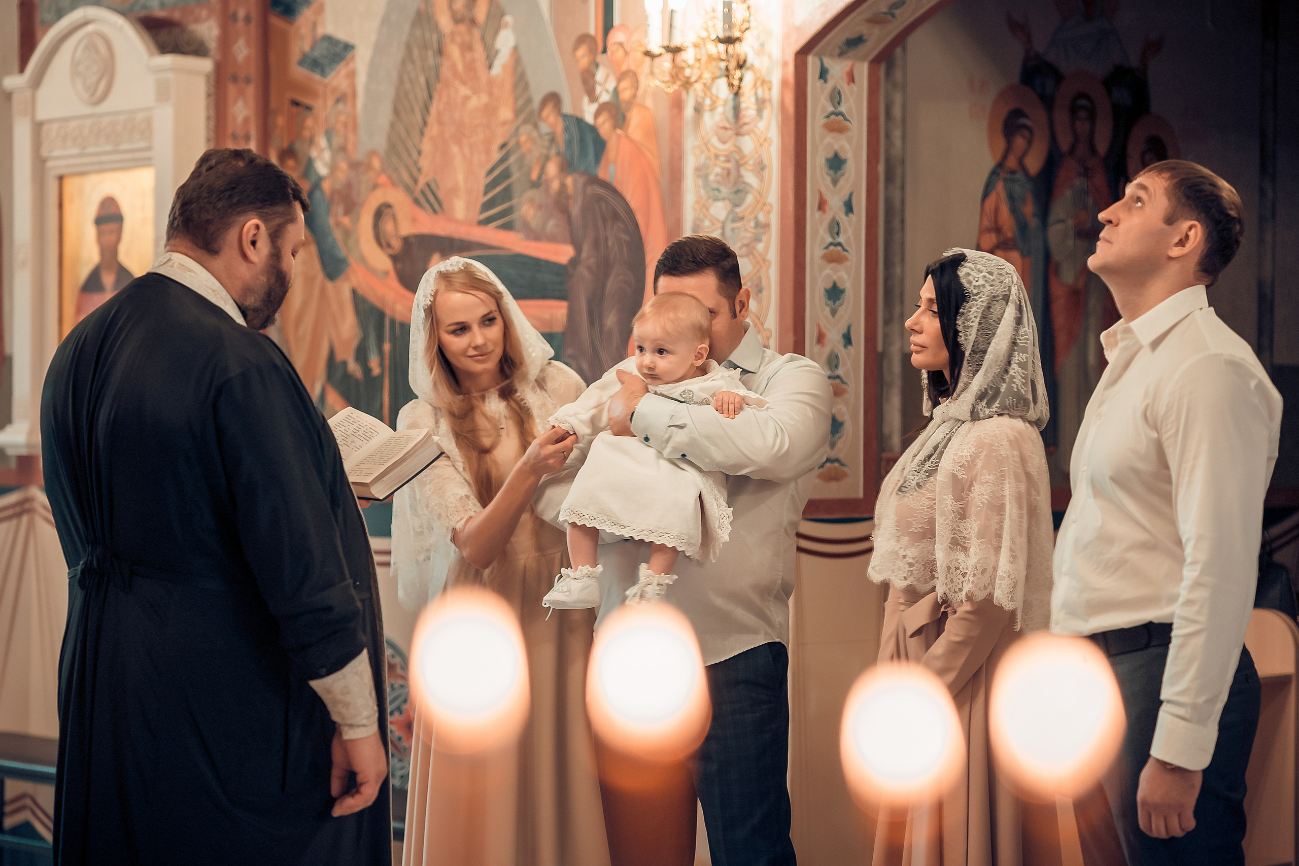 Таинство Крещения Данила. Фотограф на Крещение и Венчание в Красноярске Рамазанова Юлия