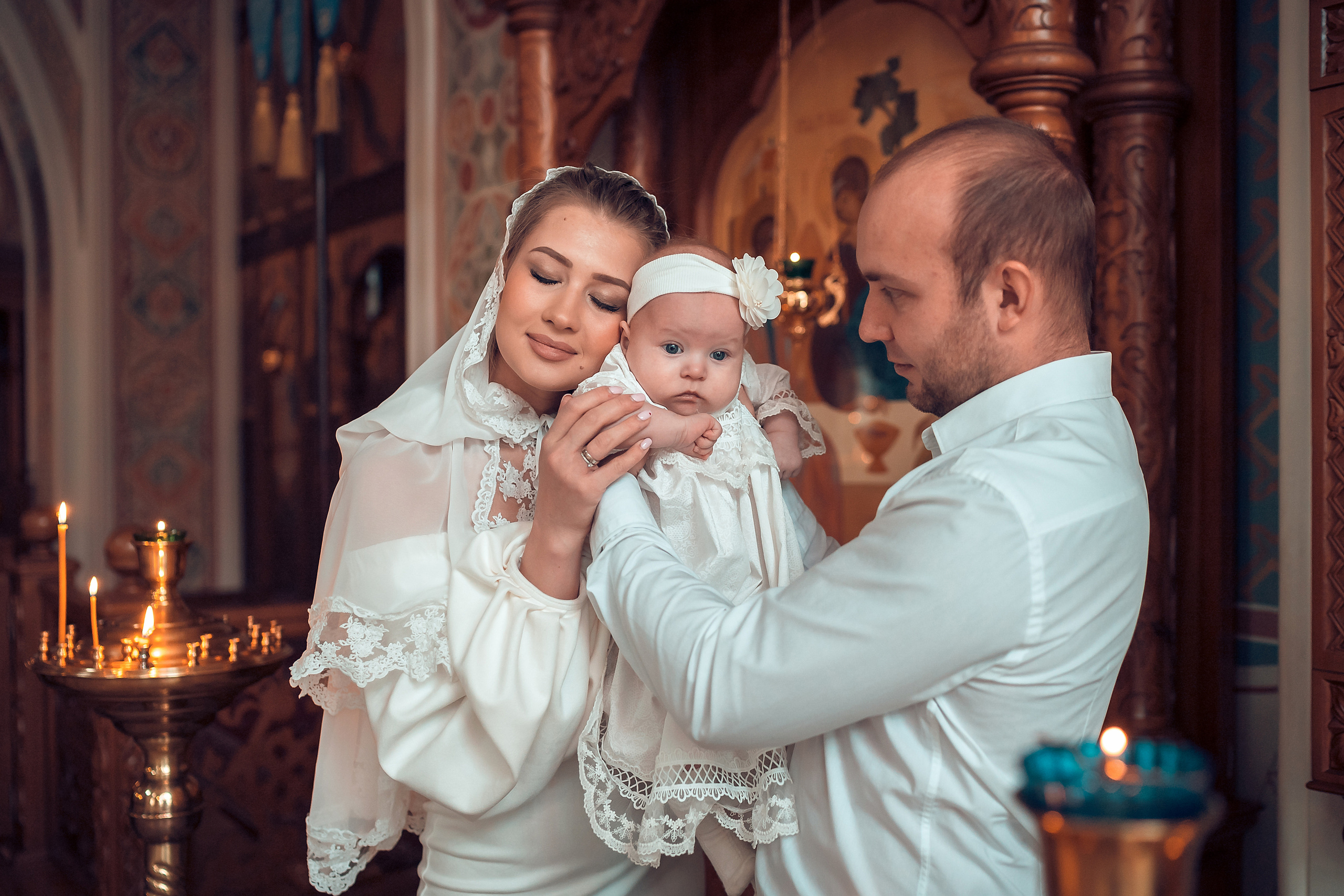 Крещение Марии. Фотограф на Крещение и Венчание в Красноярске Рамазанова Юлия