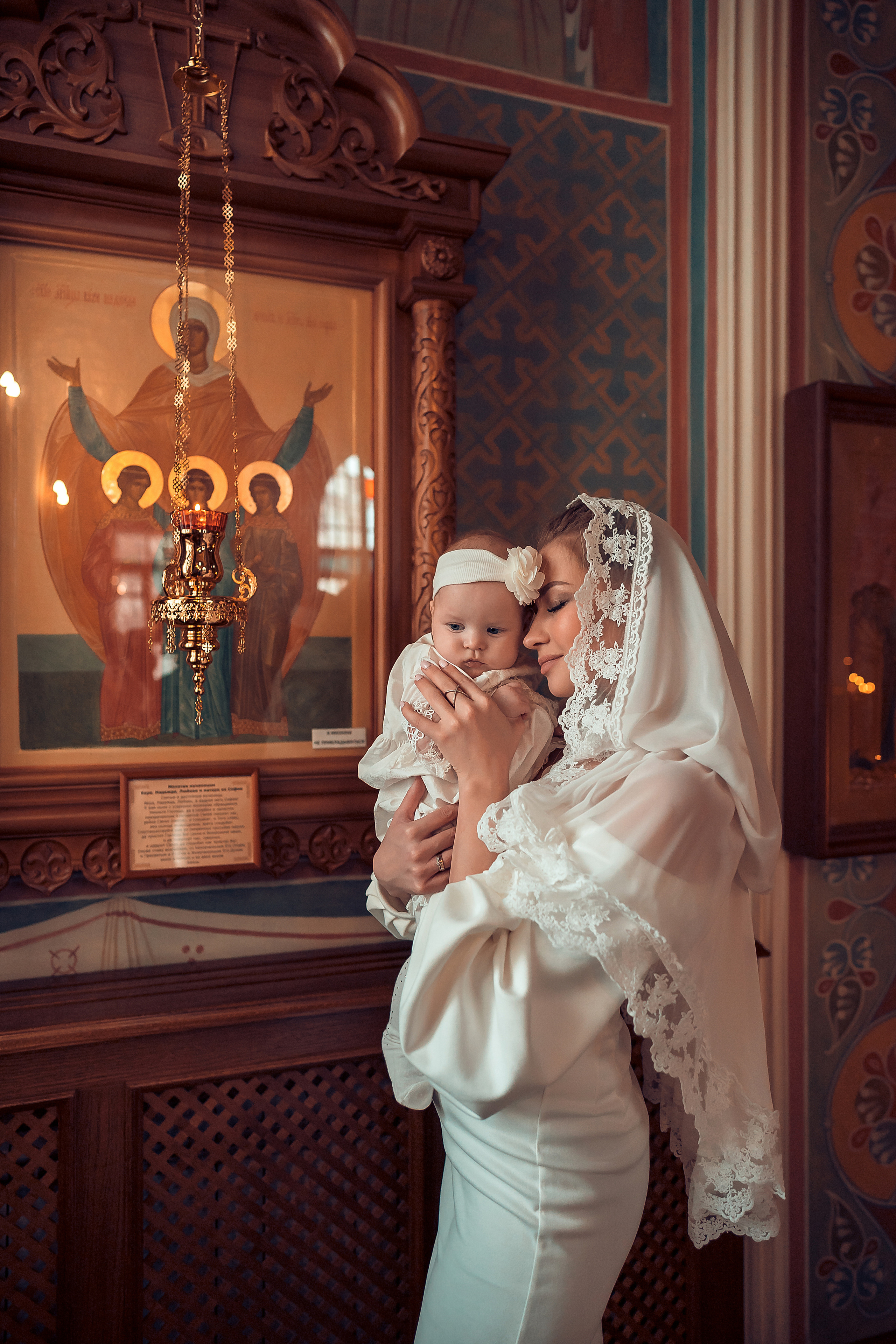 Крещение Марии. Фотограф на Крещение и Венчание в Красноярске Рамазанова Юлия