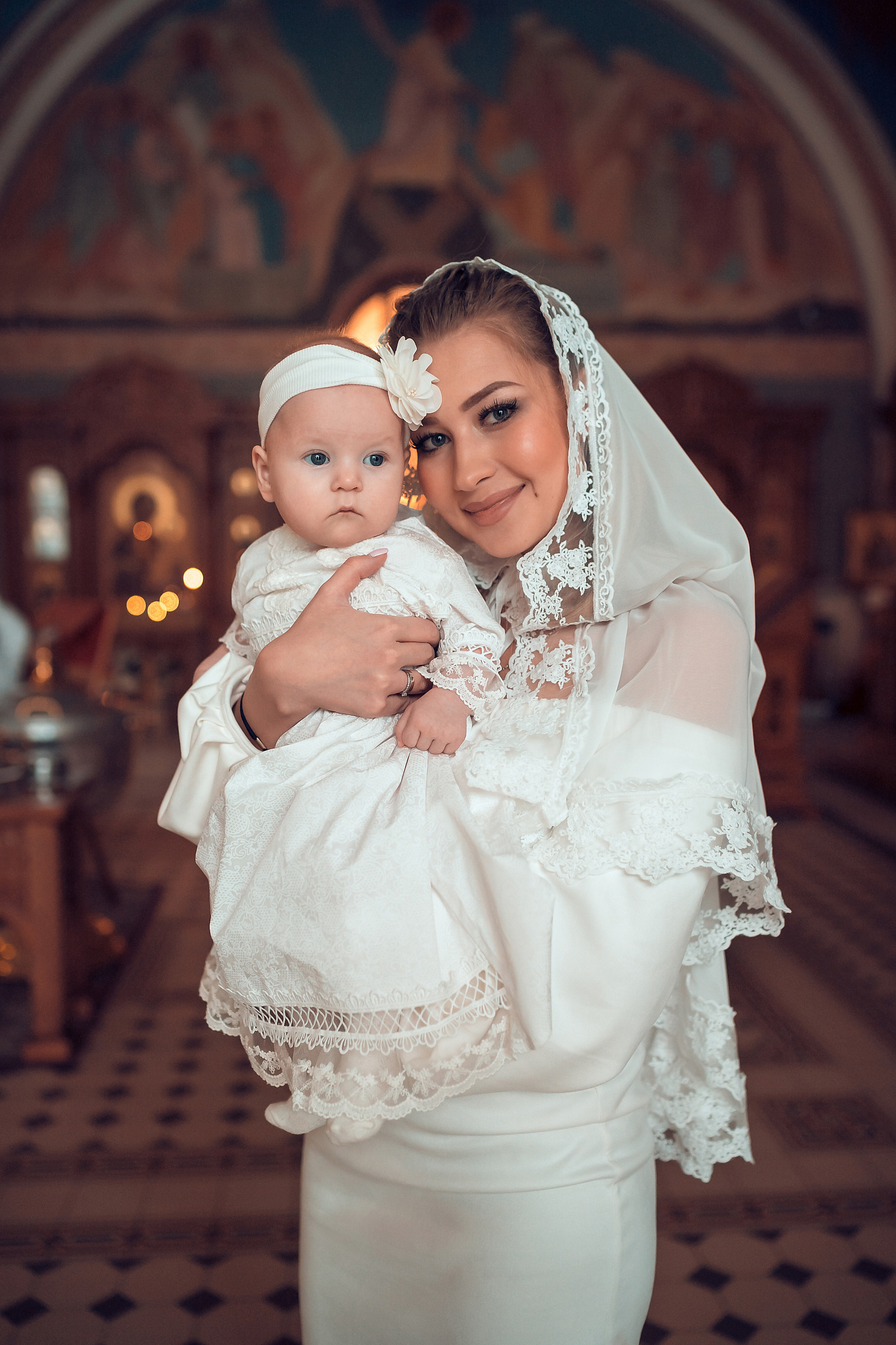 Крещение Марии. Фотограф на Крещение и Венчание в Красноярске Рамазанова Юлия