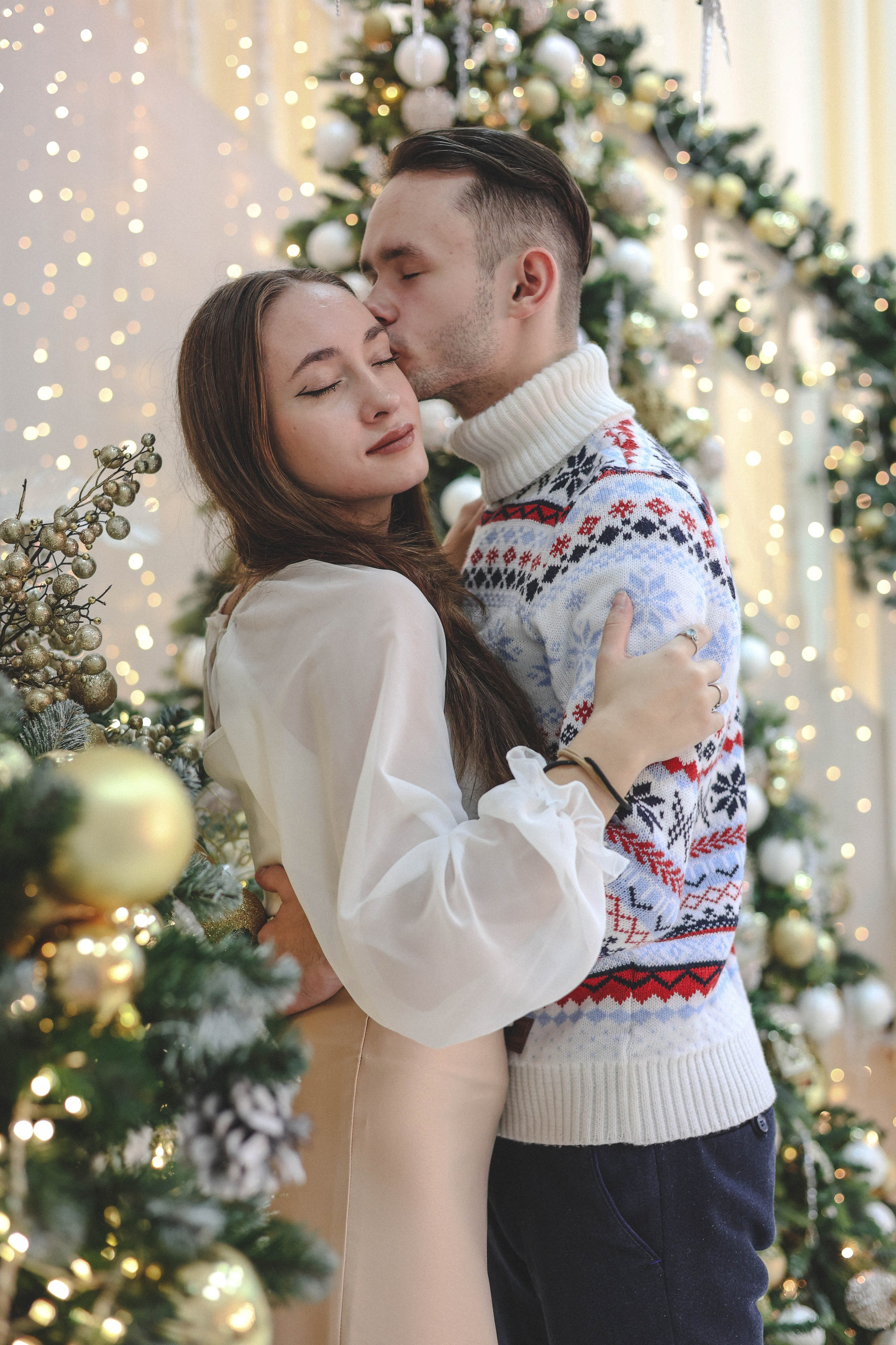 Новогодняя история «Ирина и ее семья». Фотограф в Москве Анастасия Калинина