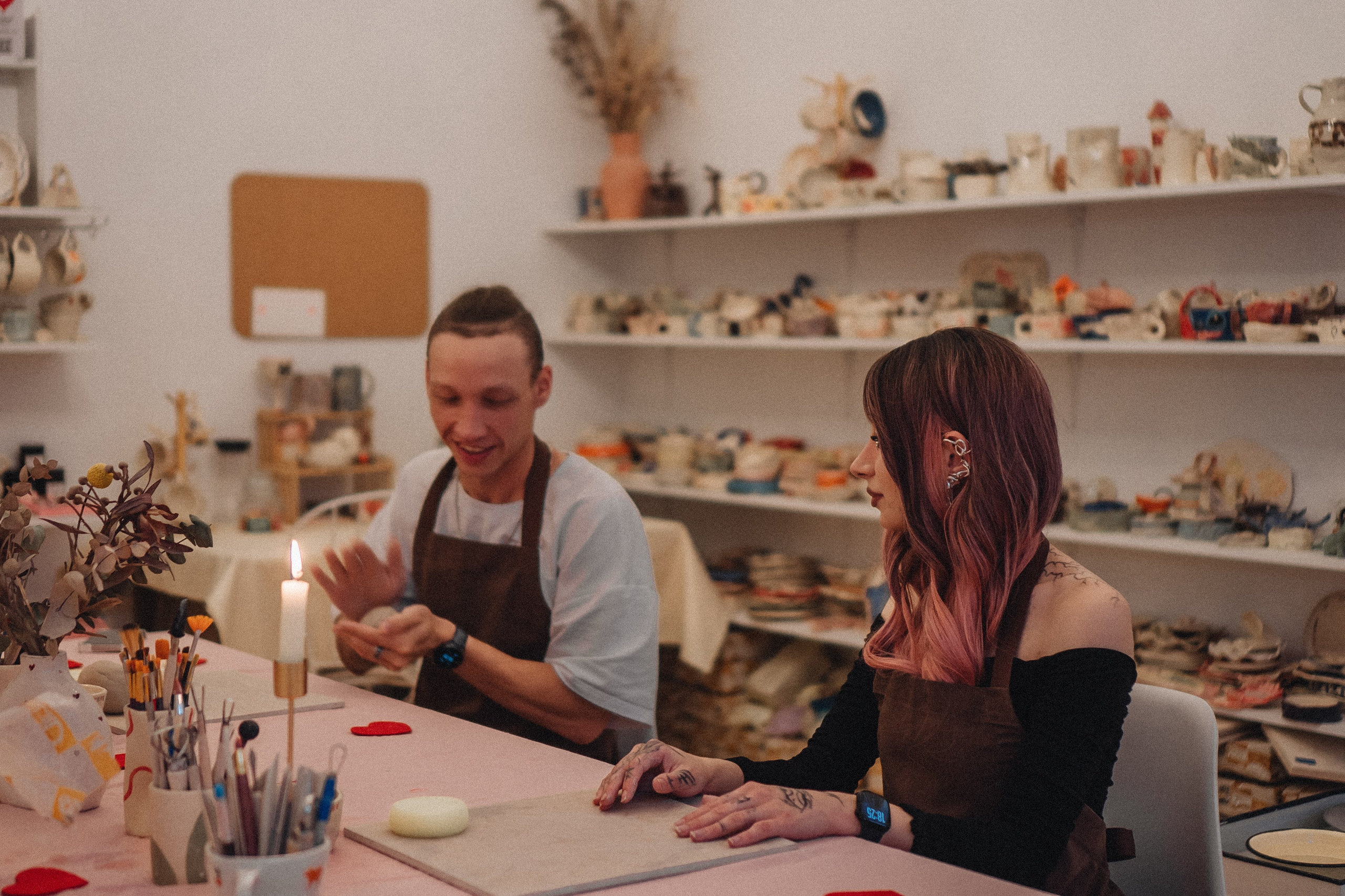 СВИДАНИЕ В ГОНЧАРНОЙ МАСТЕРСКОЙ. Профессиональный фотограф, Санкт-Петербург — Виктория Богомолова