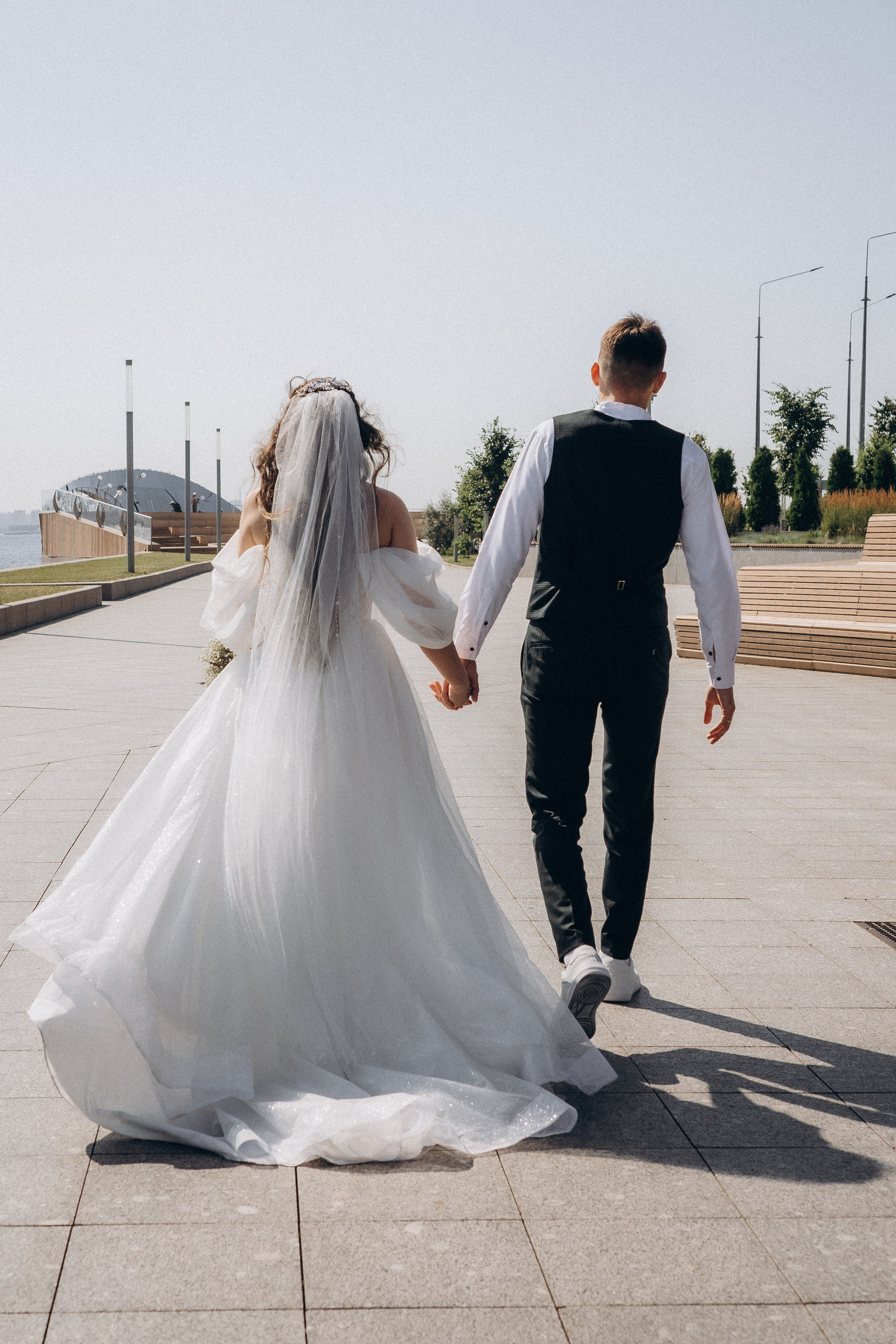 СВАДЕБНАЯ СЬЕМК В ПАРКЕ 300-ЛЕТИЯ. Профессиональный фотограф, Санкт-Петербург — Виктория Богомолова