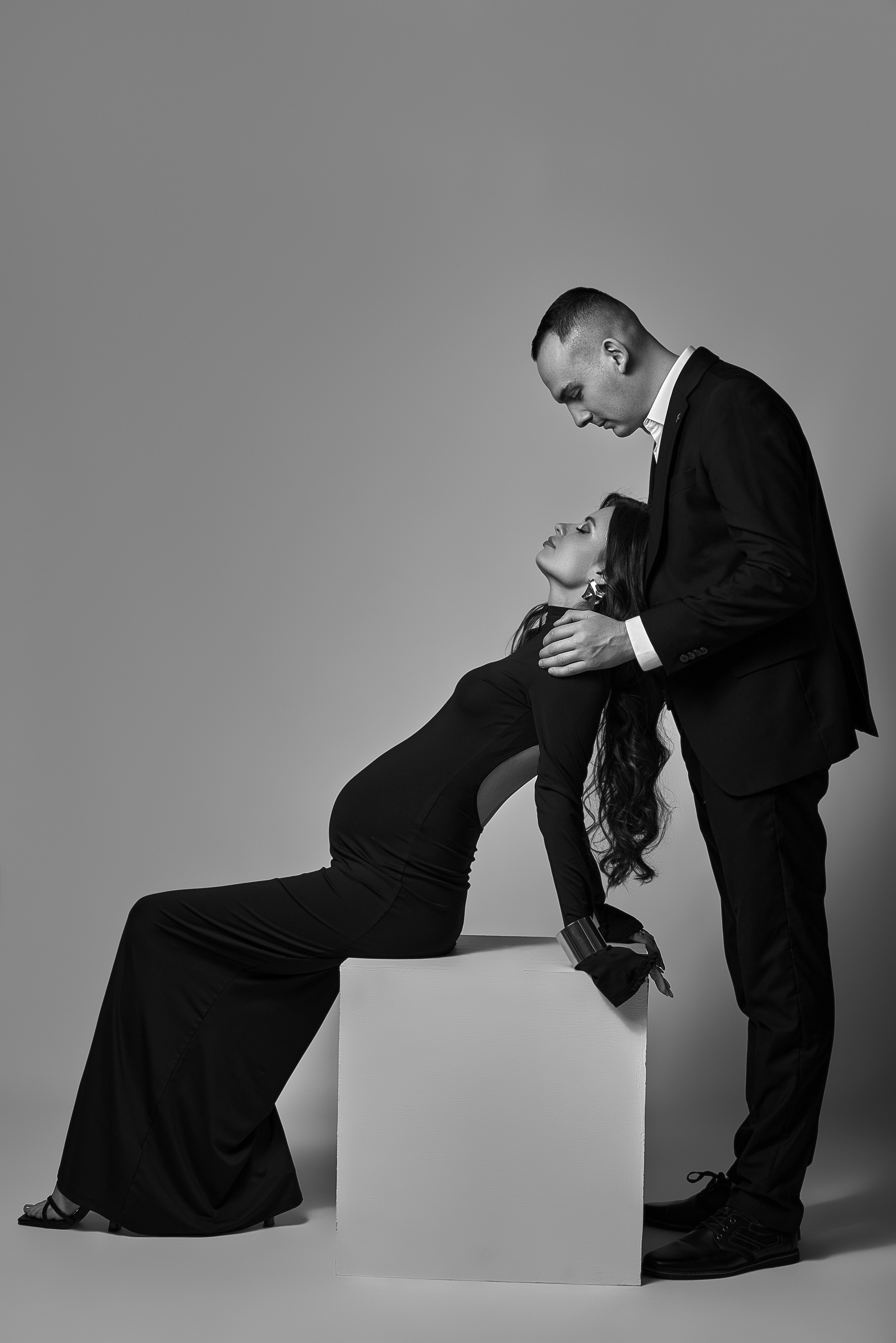 Аня и Лев. Фотограф беременности и новорожденных в Рязани