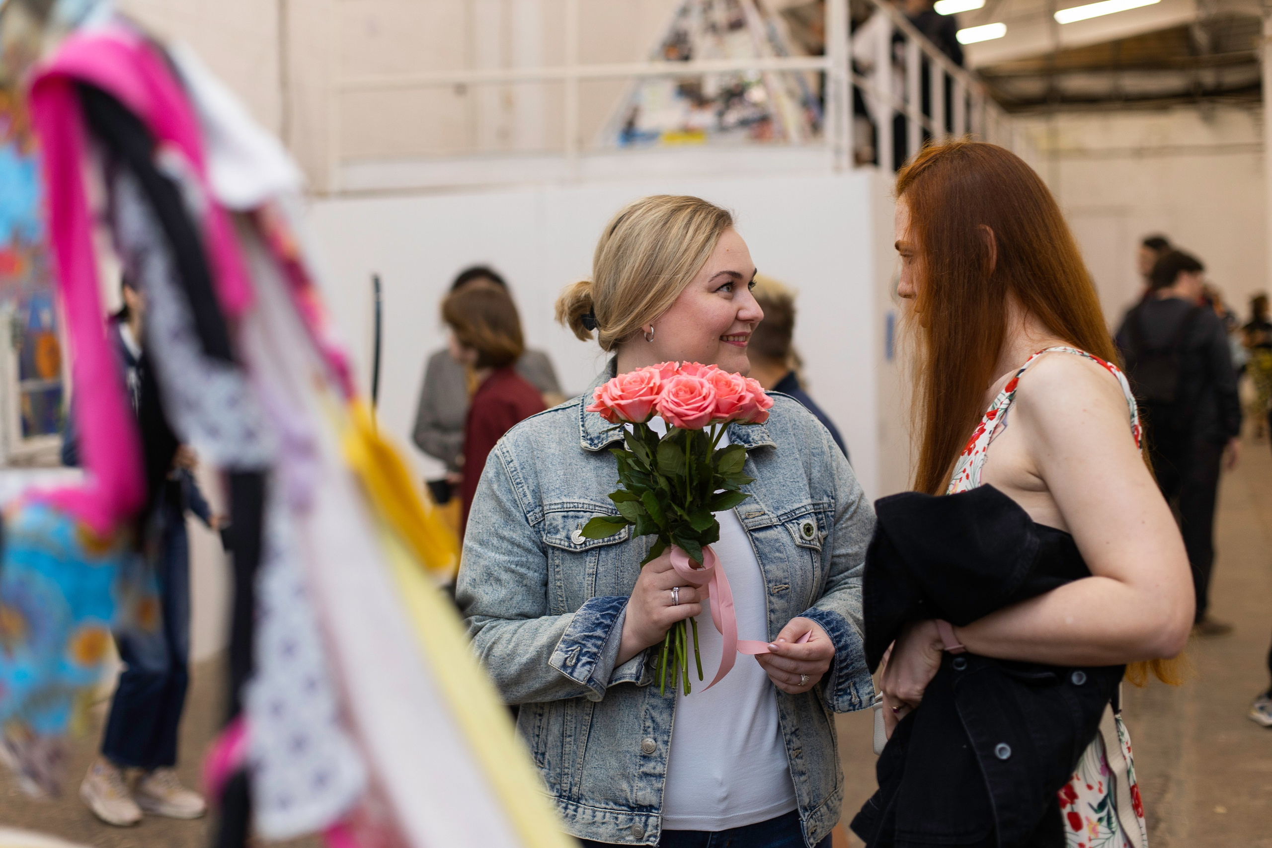 Открытие выставки пульсирующая материя. Фотограф в Москве Десятова Ксения