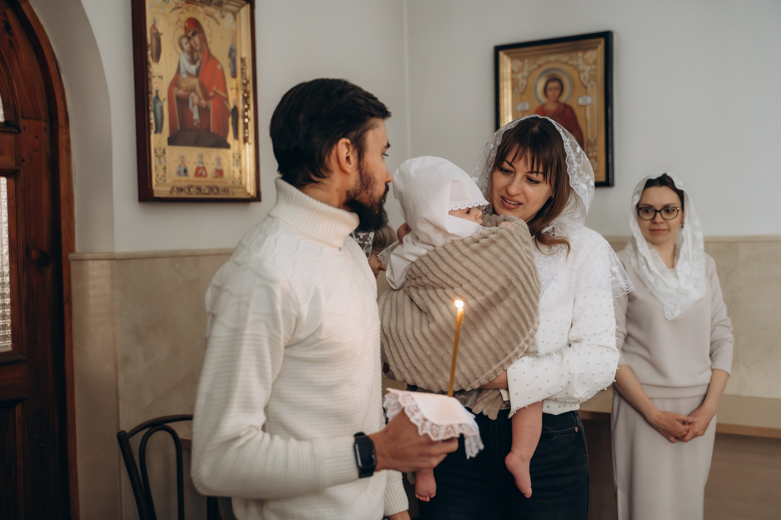 Крещение Михаила (Храм Марии Магдалины) частичная конф. Семейный фотограф в Минске Дарья Дреко