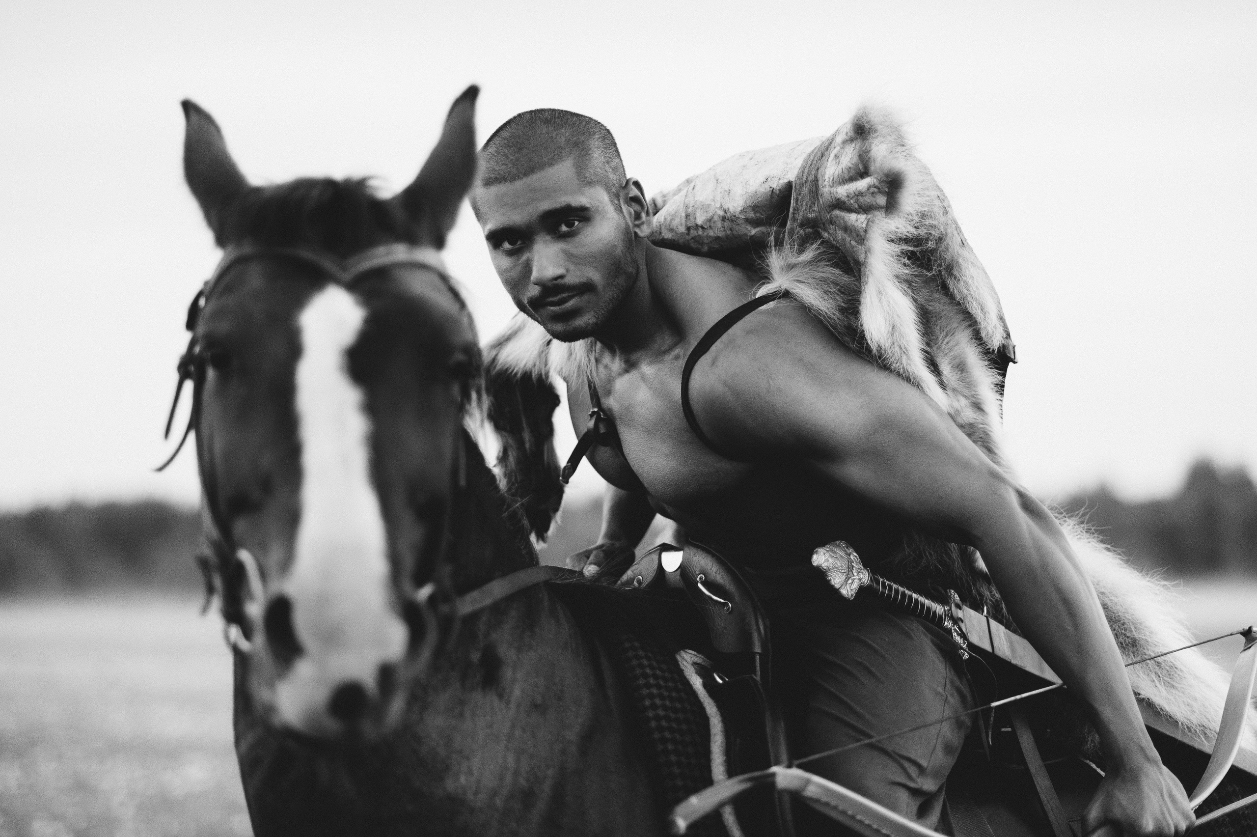Warrior. Wedding photograph in europe Vasencev Alexey