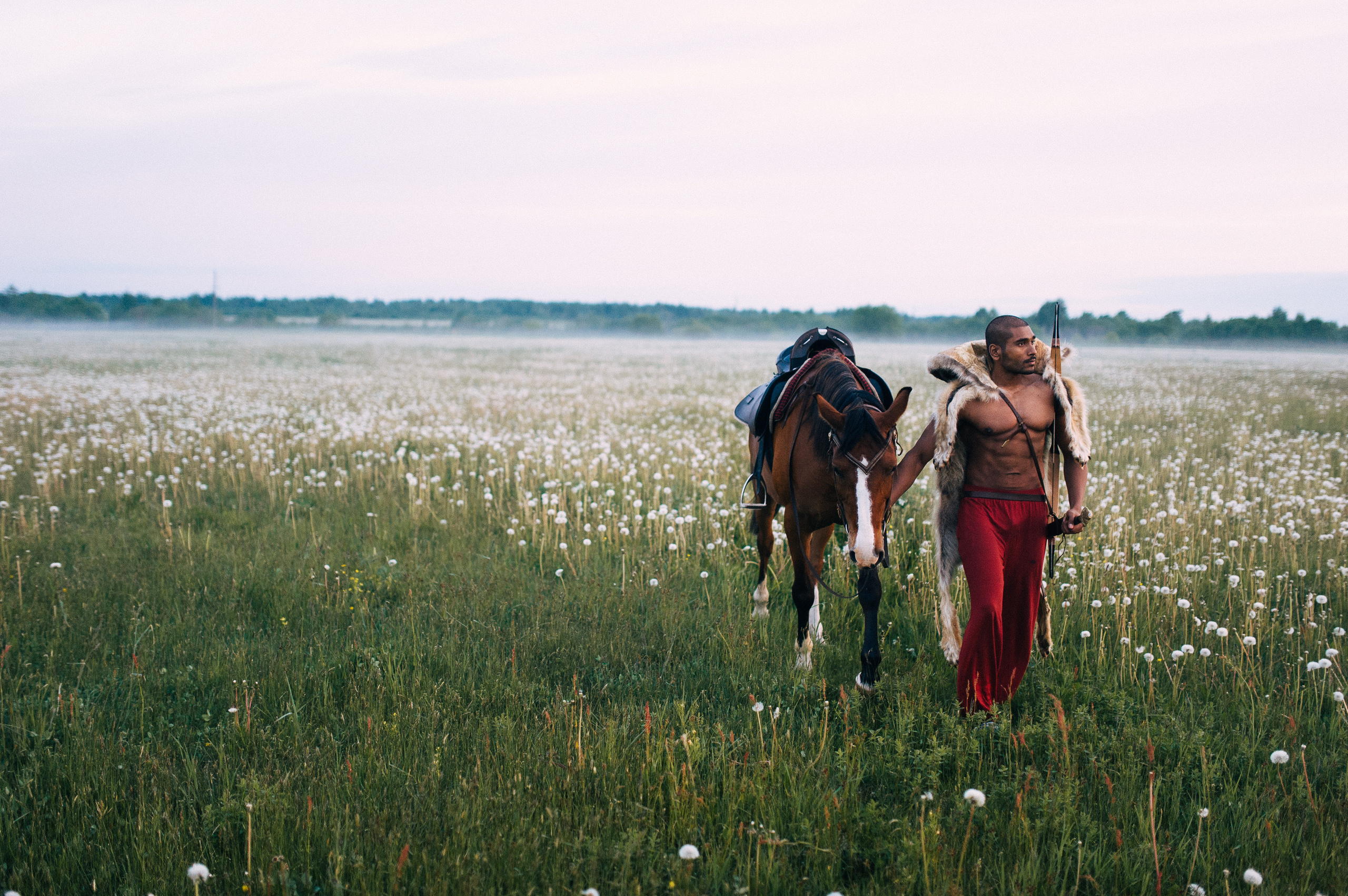 Warrior. Wedding photograph in europe Vasencev Alexey