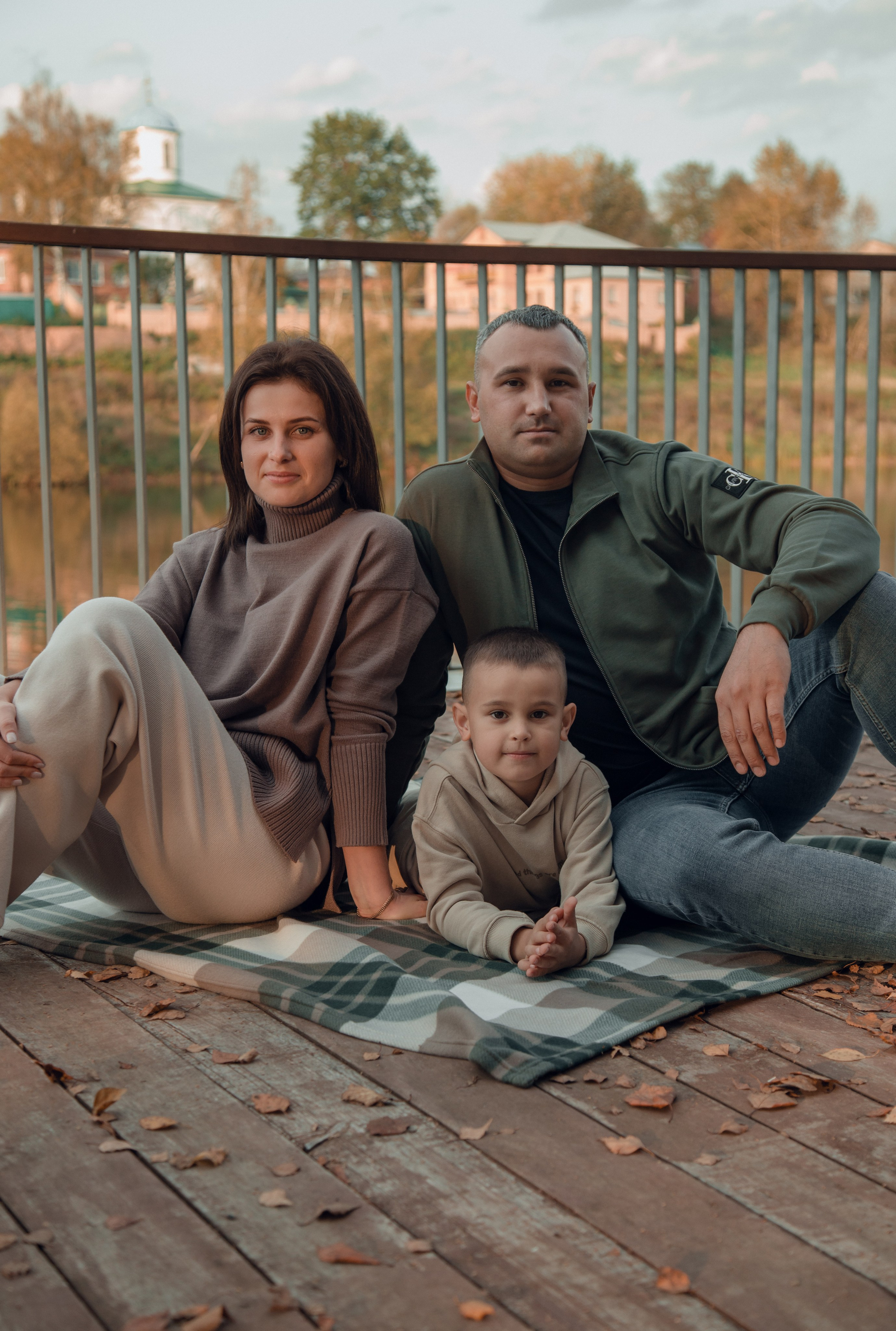 Наталья с семьей