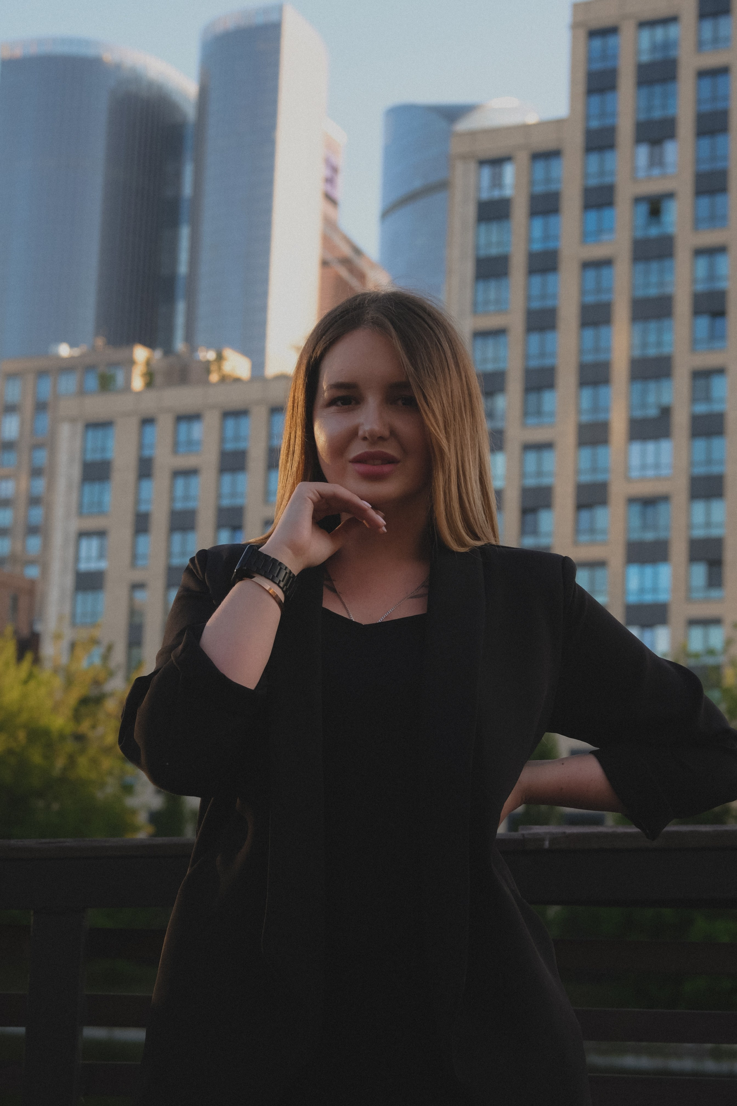 На фоне Сити. Фотограф и контентмейкер Света Лето | Москва, МО