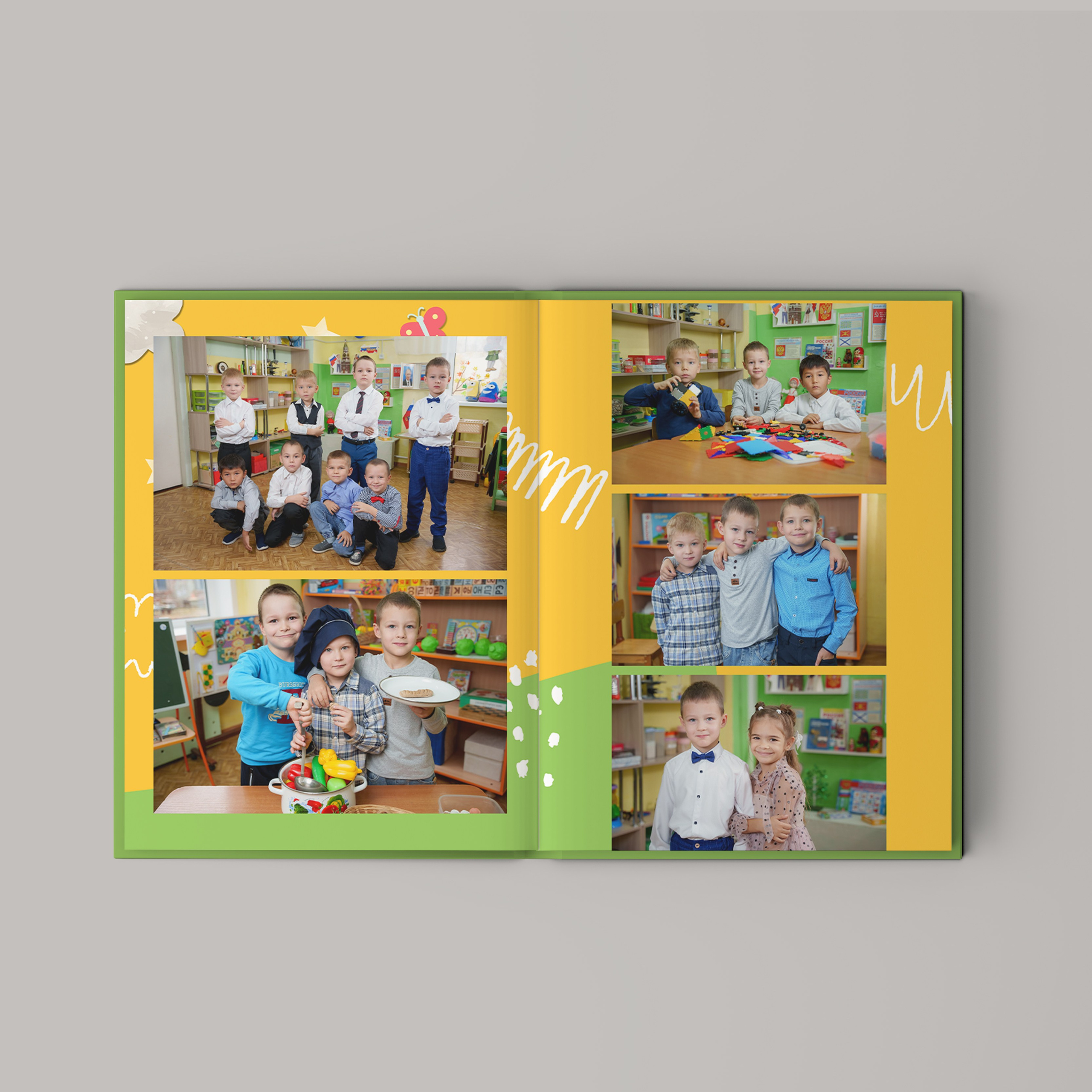 Выпускной альбом для детского сада. Ольга Плаксина фотограф в Саратове