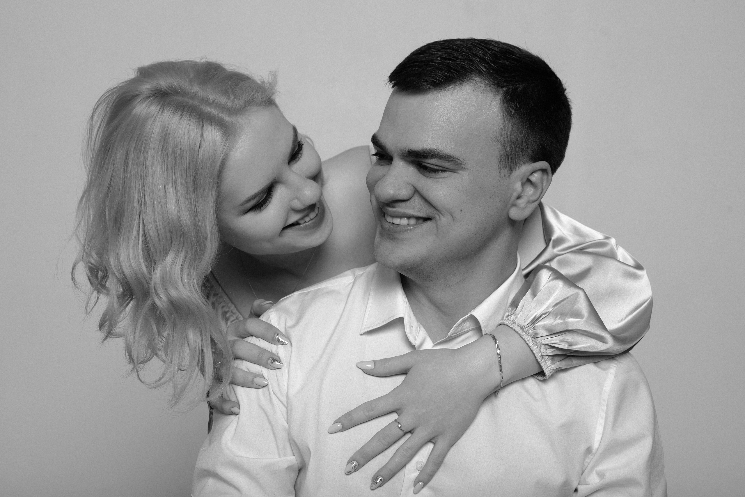 Фотосессия для влюбленных в студии. Портретный фотограф в Москве Калагина Светлана