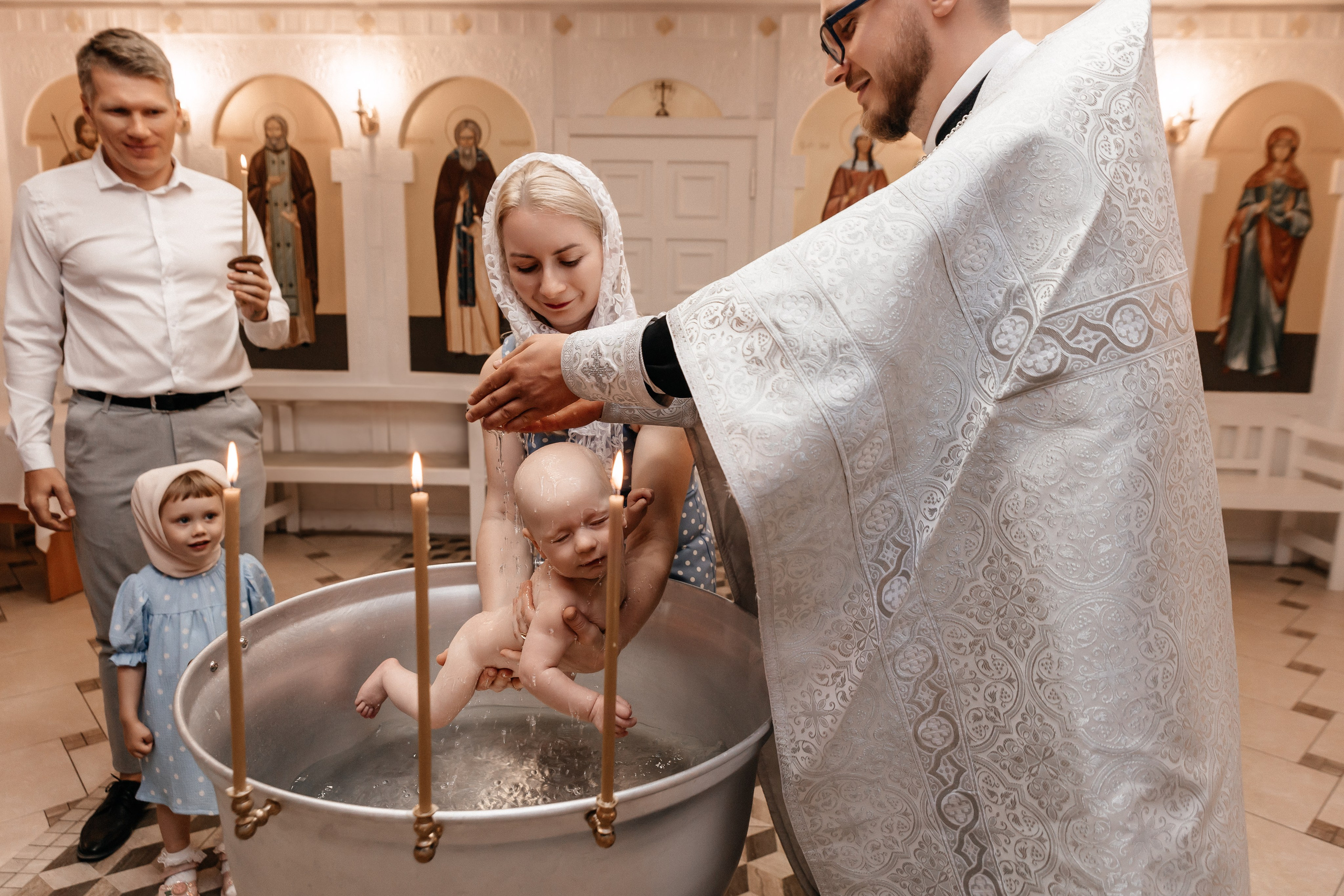 Крещение Варвары. Семейный фотограф Минск Усова Ольга