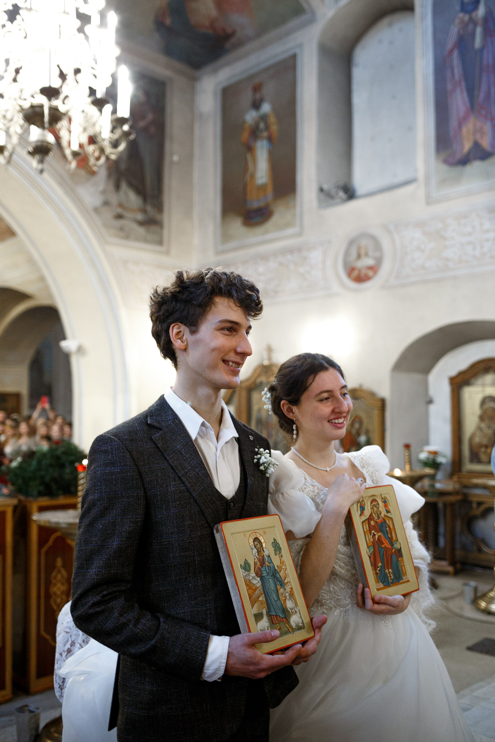 Венчание в храме Космы и Дамиана в Шубине